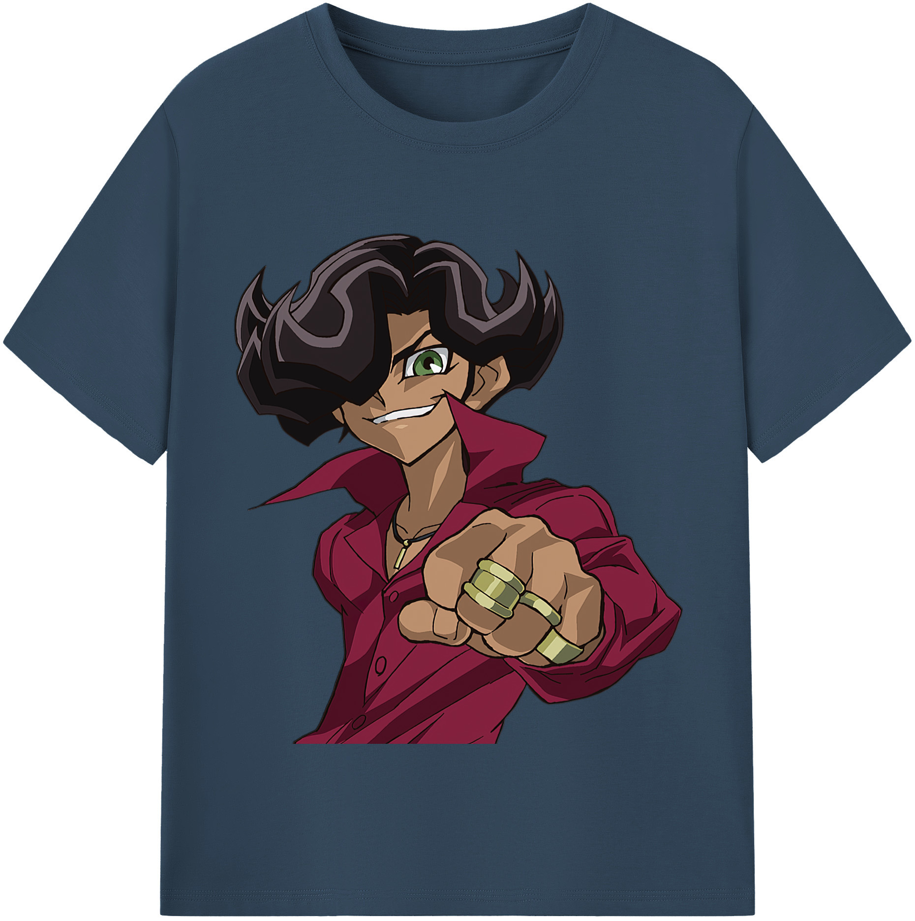 （画像用） 遊☆戯☆王 Yu-Gi-Oh! レディースカジュアルプリントTシャツ（綿100％）