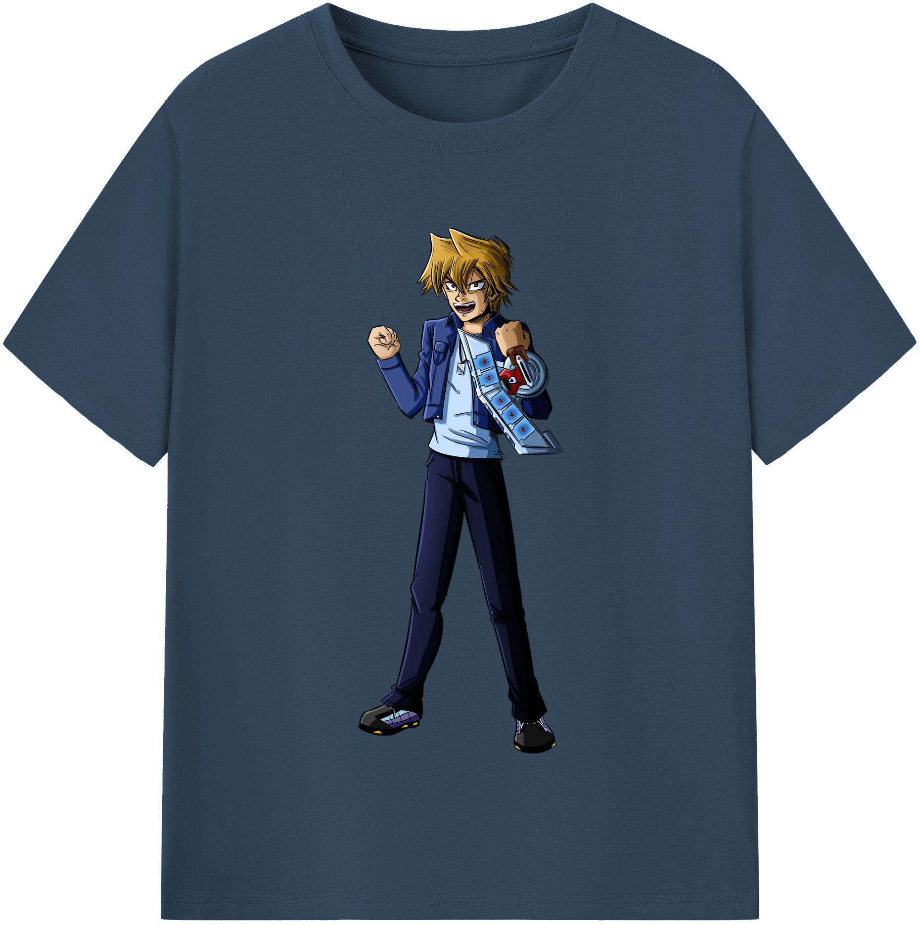 （画像用） 遊☆戯☆王 Yu-Gi-Oh! レディースカジュアルプリントTシャツ（綿100％）