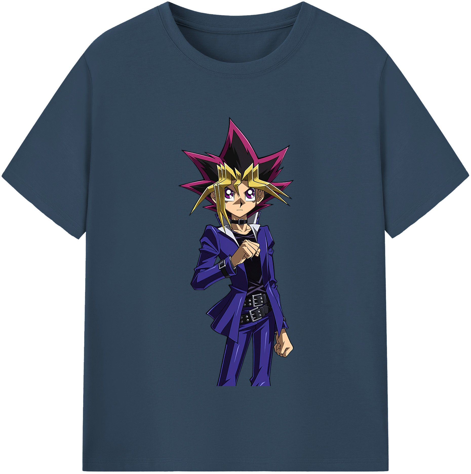 （画像用） 遊☆戯☆王 Yu-Gi-Oh! レディースカジュアルプリントTシャツ（綿100％）