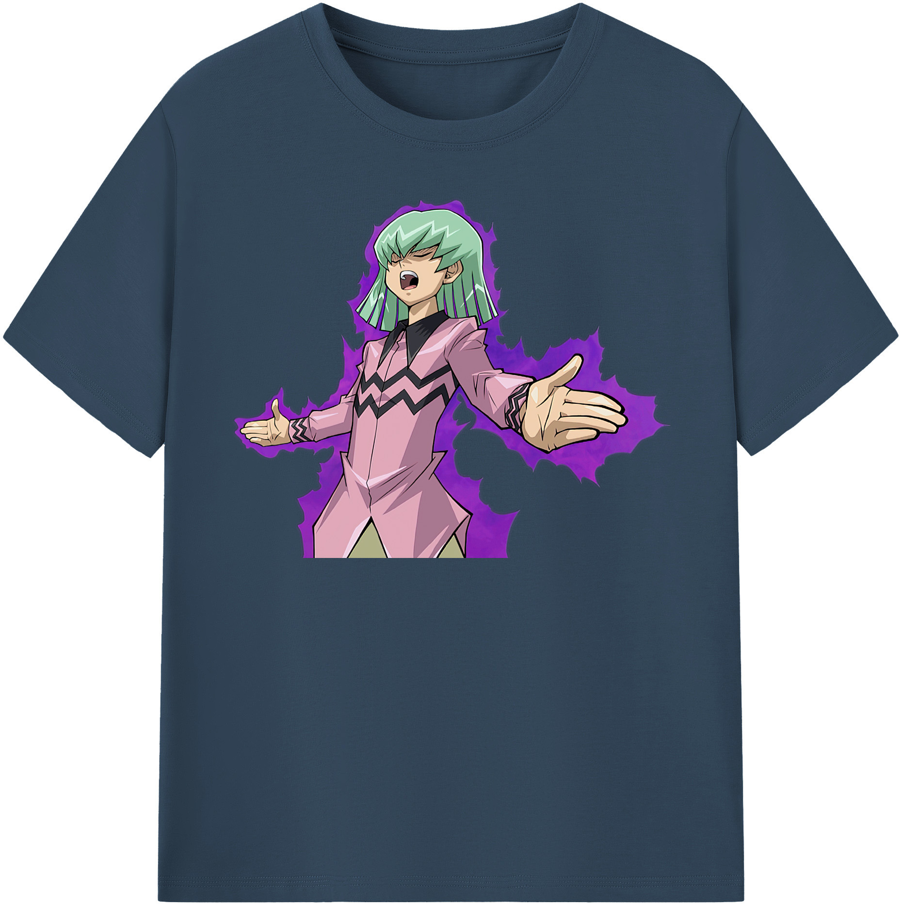 （画像用） 遊☆戯☆王 Yu-Gi-Oh! レディースカジュアルプリントTシャツ（綿100％）