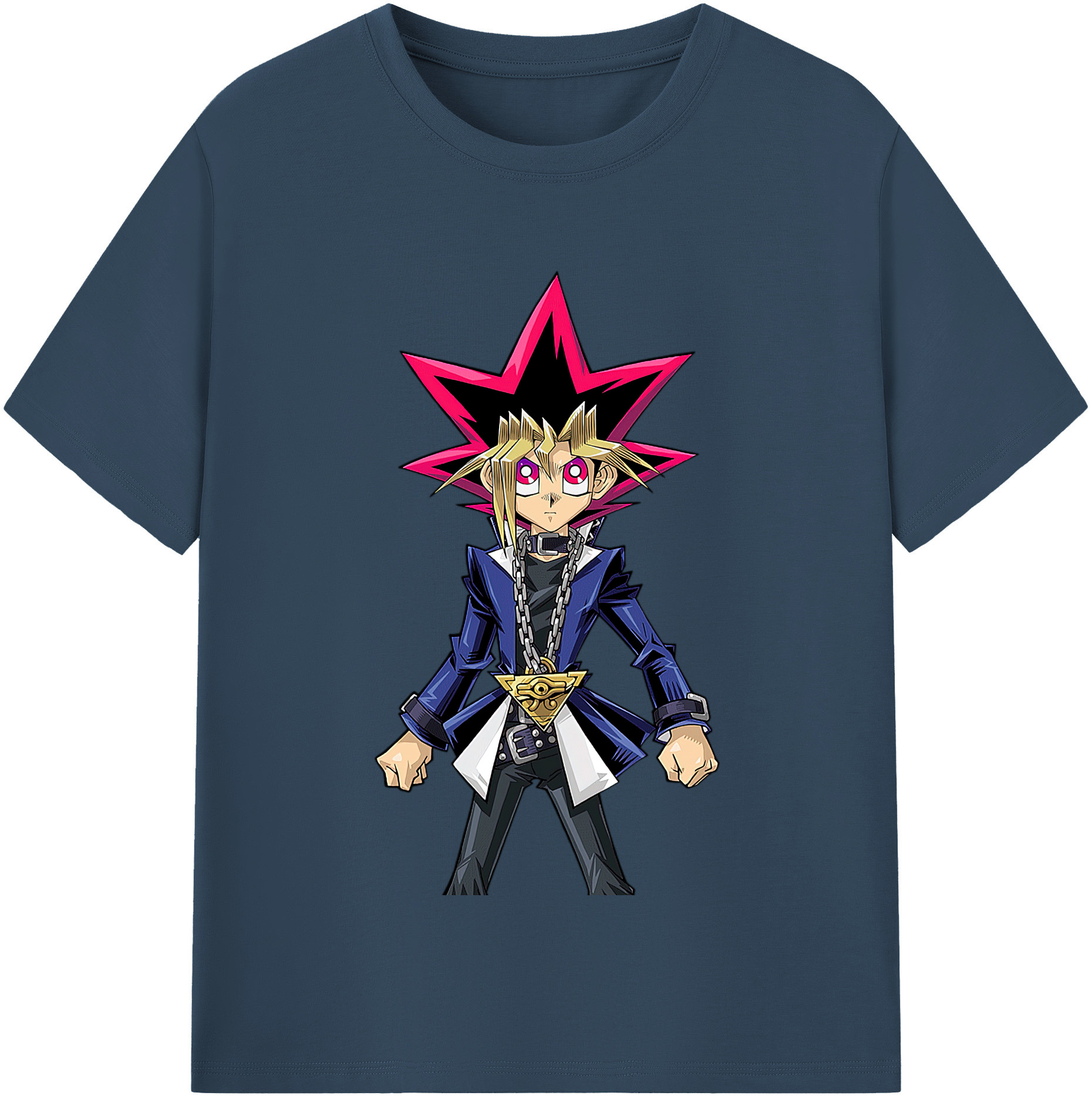 （画像用） 遊☆戯☆王 Yu-Gi-Oh! レディースカジュアルプリントTシャツ（綿100％）