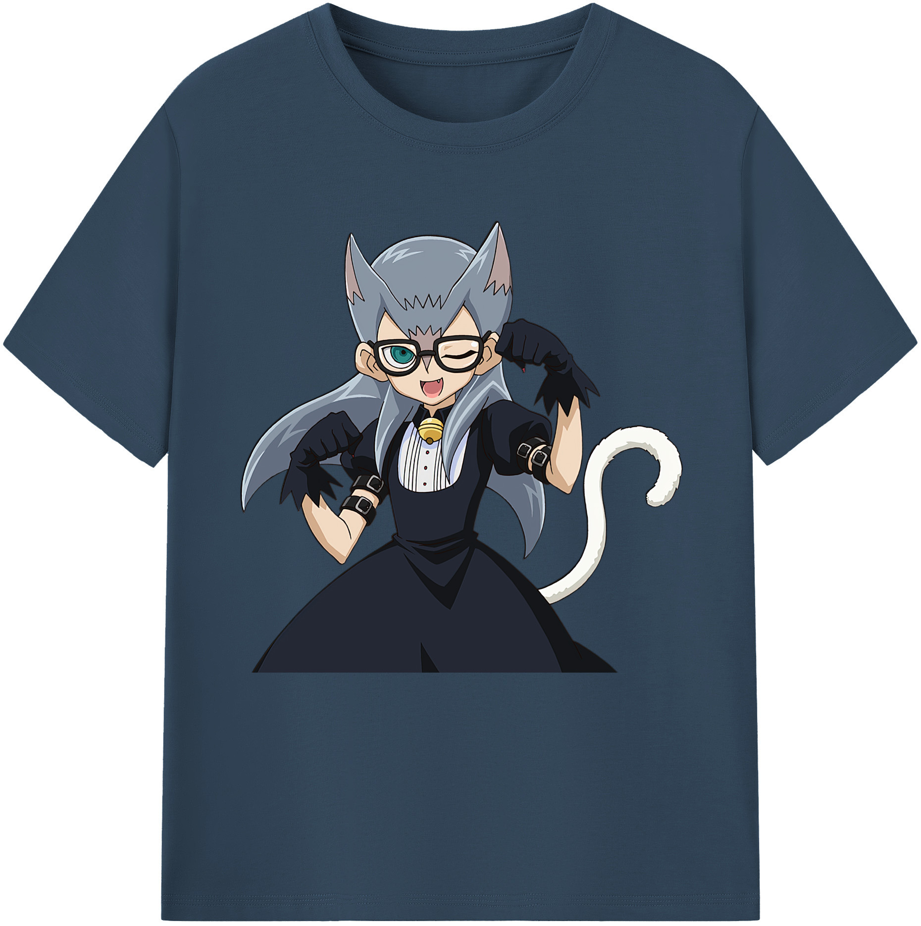 （画像用） 遊☆戯☆王 Yu-Gi-Oh! レディースカジュアルプリントTシャツ（綿100％）