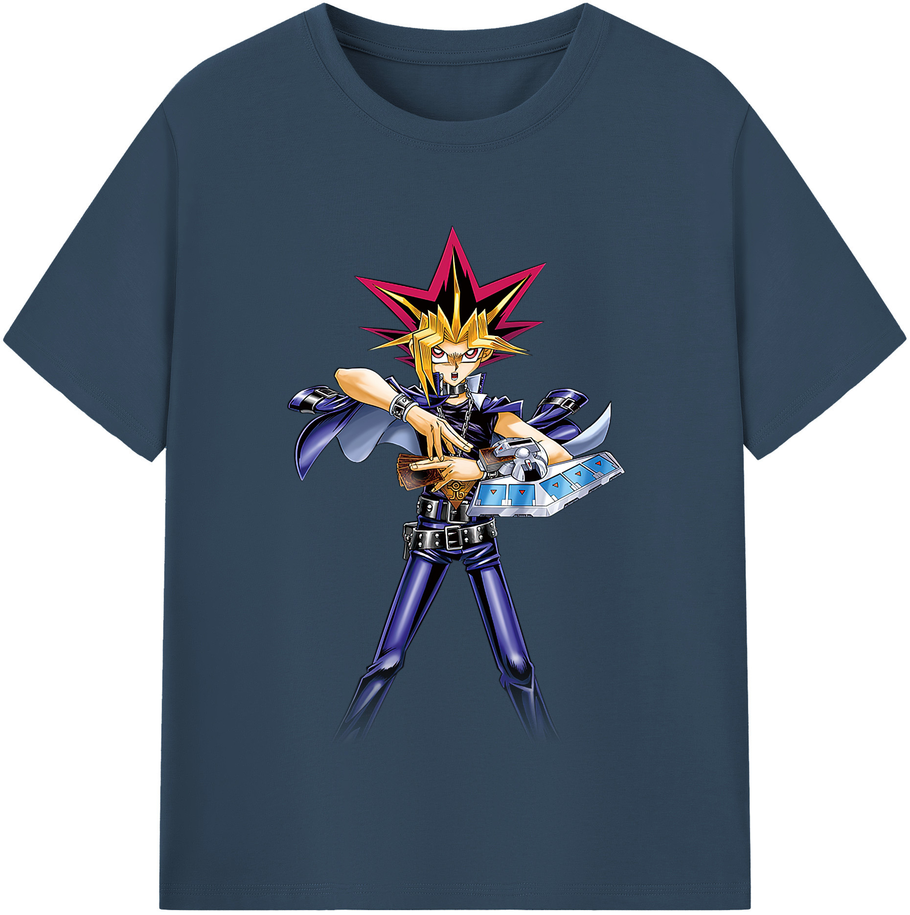 （画像用） 遊☆戯☆王 Yu-Gi-Oh! レディースカジュアルプリントTシャツ（綿100％）
