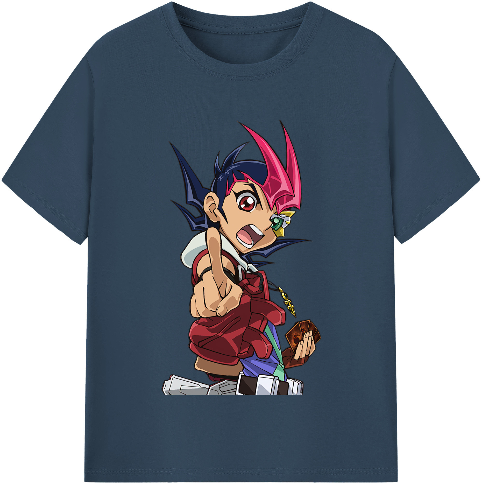 （画像用） 遊☆戯☆王 Yu-Gi-Oh! レディースカジュアルプリントTシャツ（綿100％）