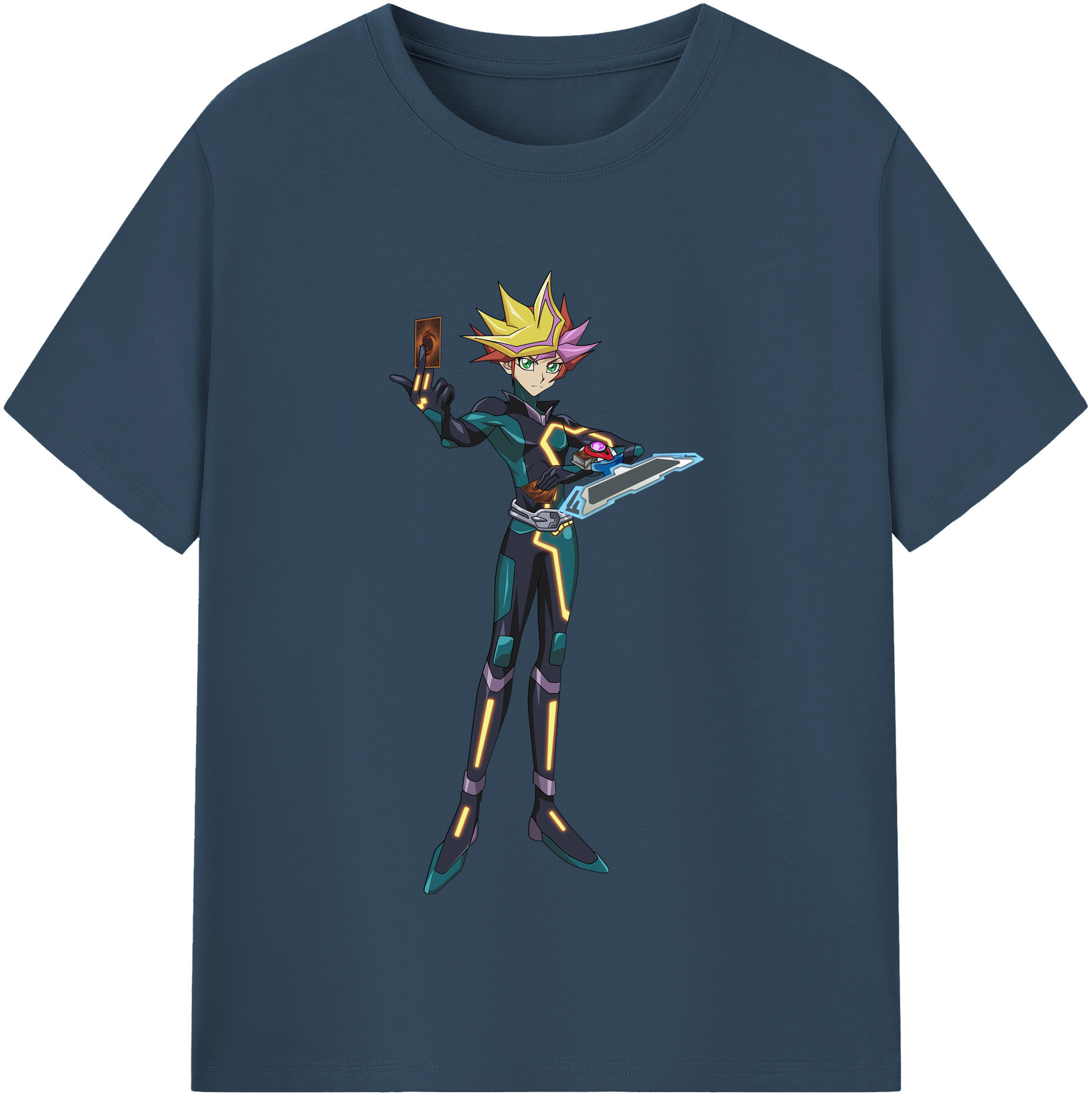 （画像用） 遊☆戯☆王 Yu-Gi-Oh! レディースカジュアルプリントTシャツ（綿100％）