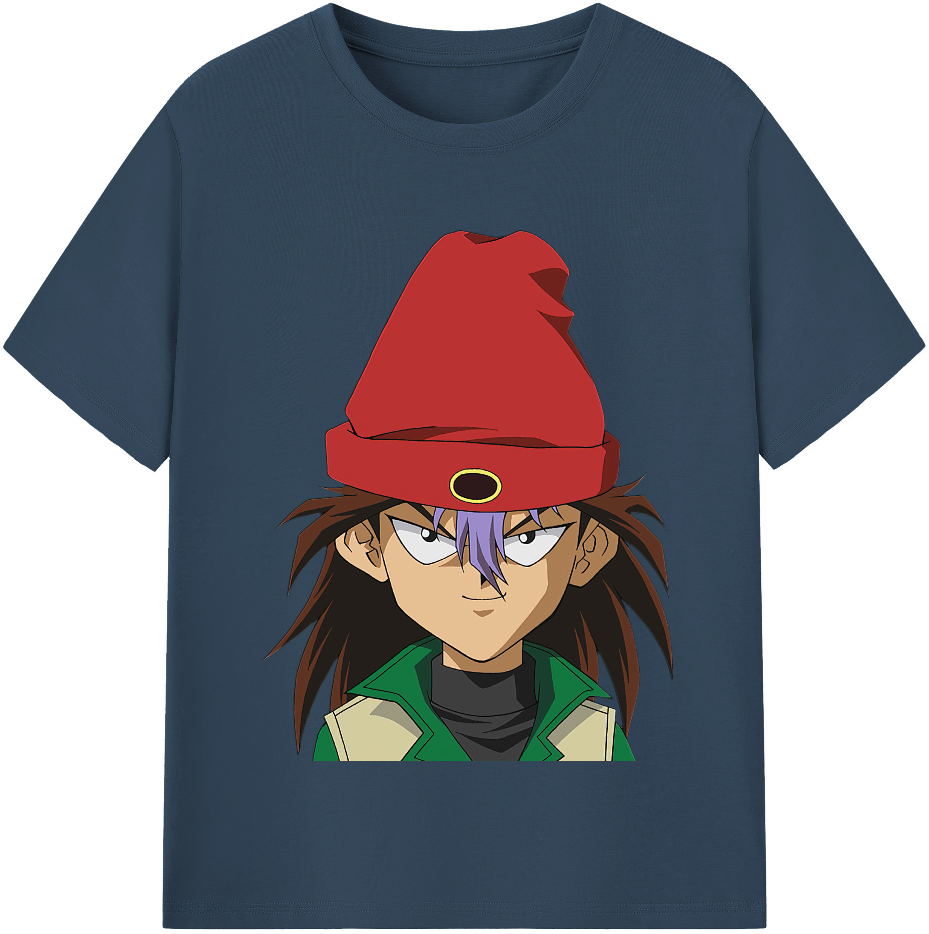 （画像用） 遊☆戯☆王 Yu-Gi-Oh! レディースカジュアルプリントTシャツ（綿100％）