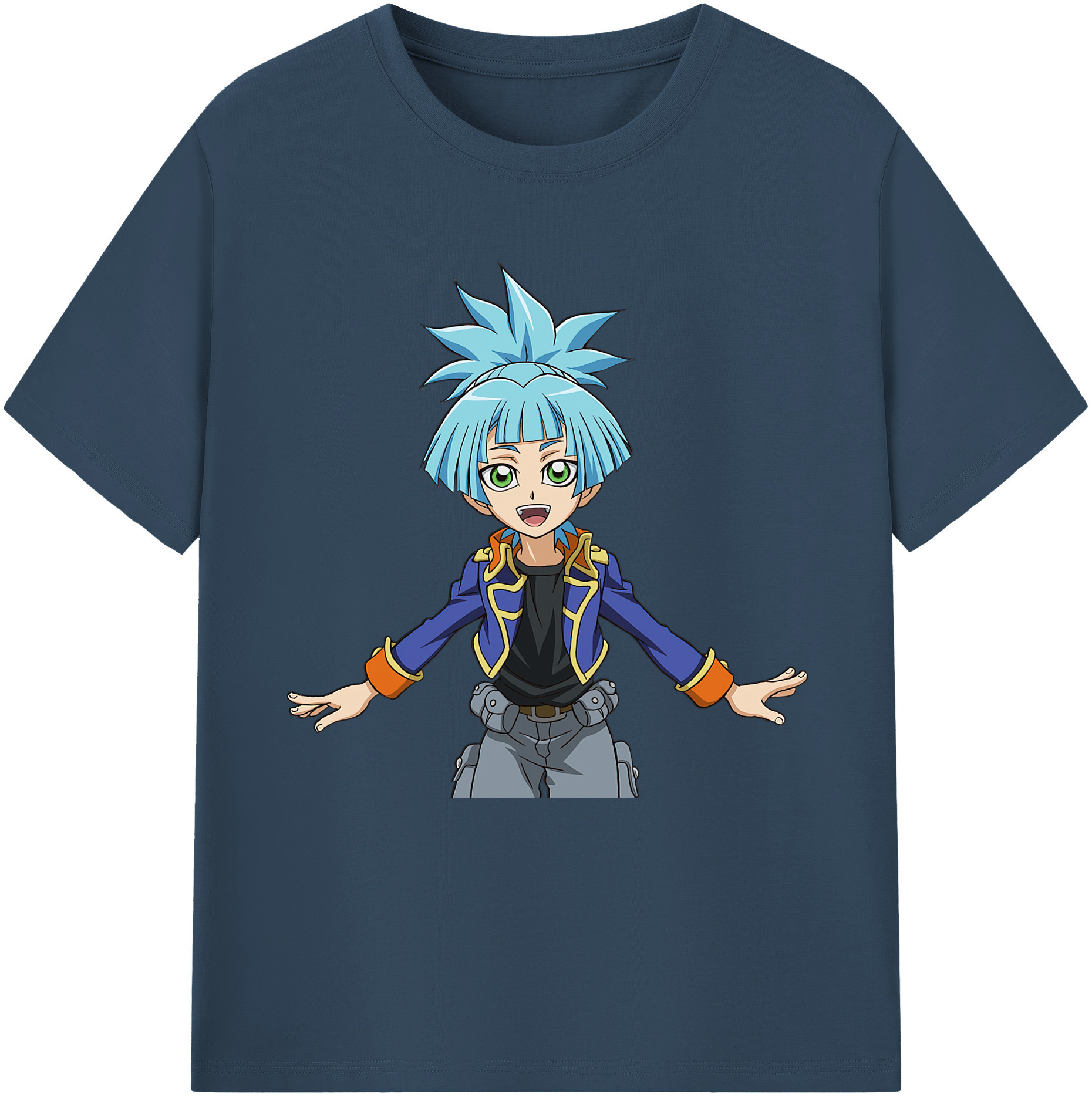 （画像用） 遊☆戯☆王 Yu-Gi-Oh! レディースカジュアルプリントTシャツ（綿100％）