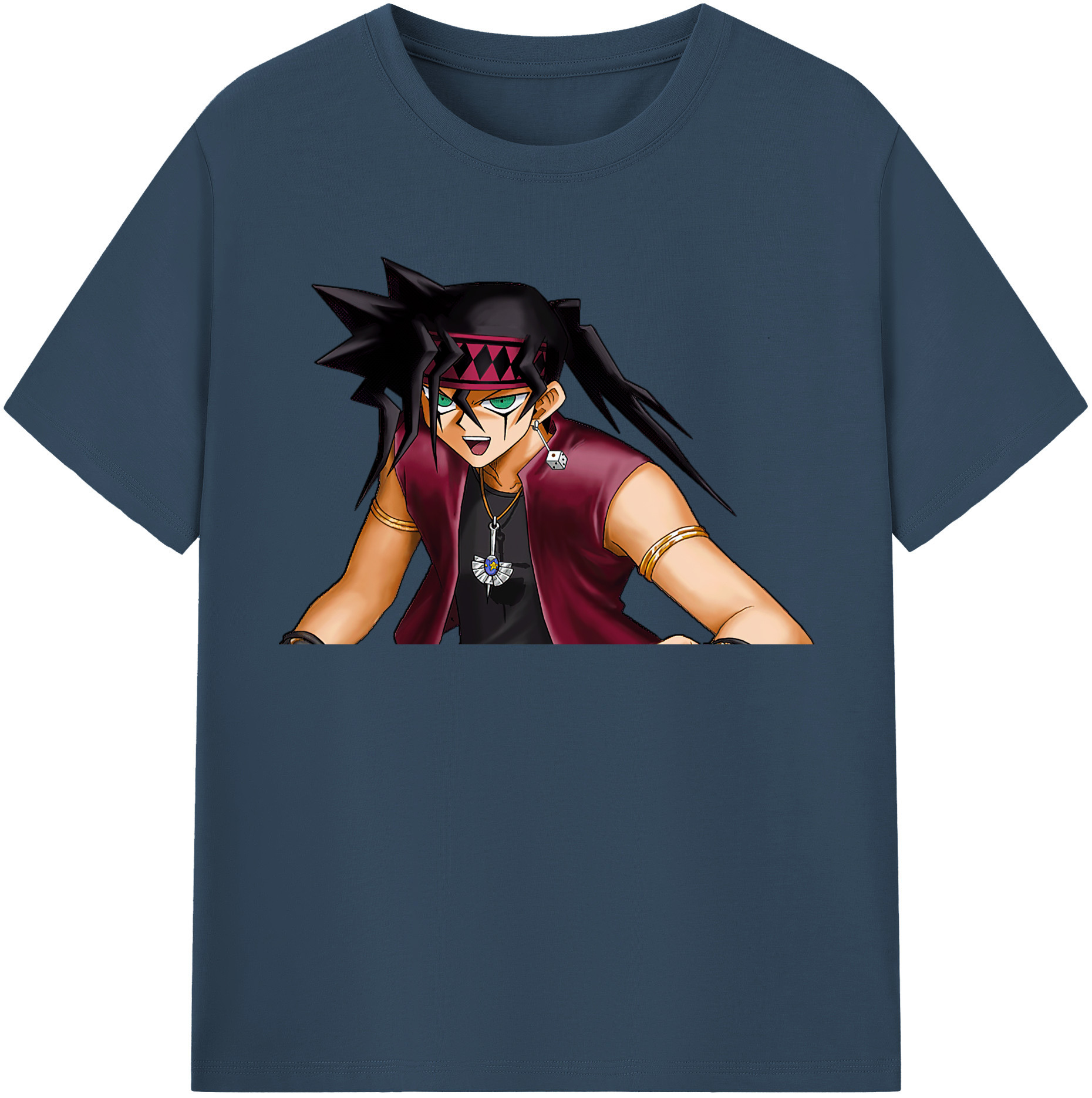 （画像用） 遊☆戯☆王 Yu-Gi-Oh! レディースカジュアルプリントTシャツ（綿100％）