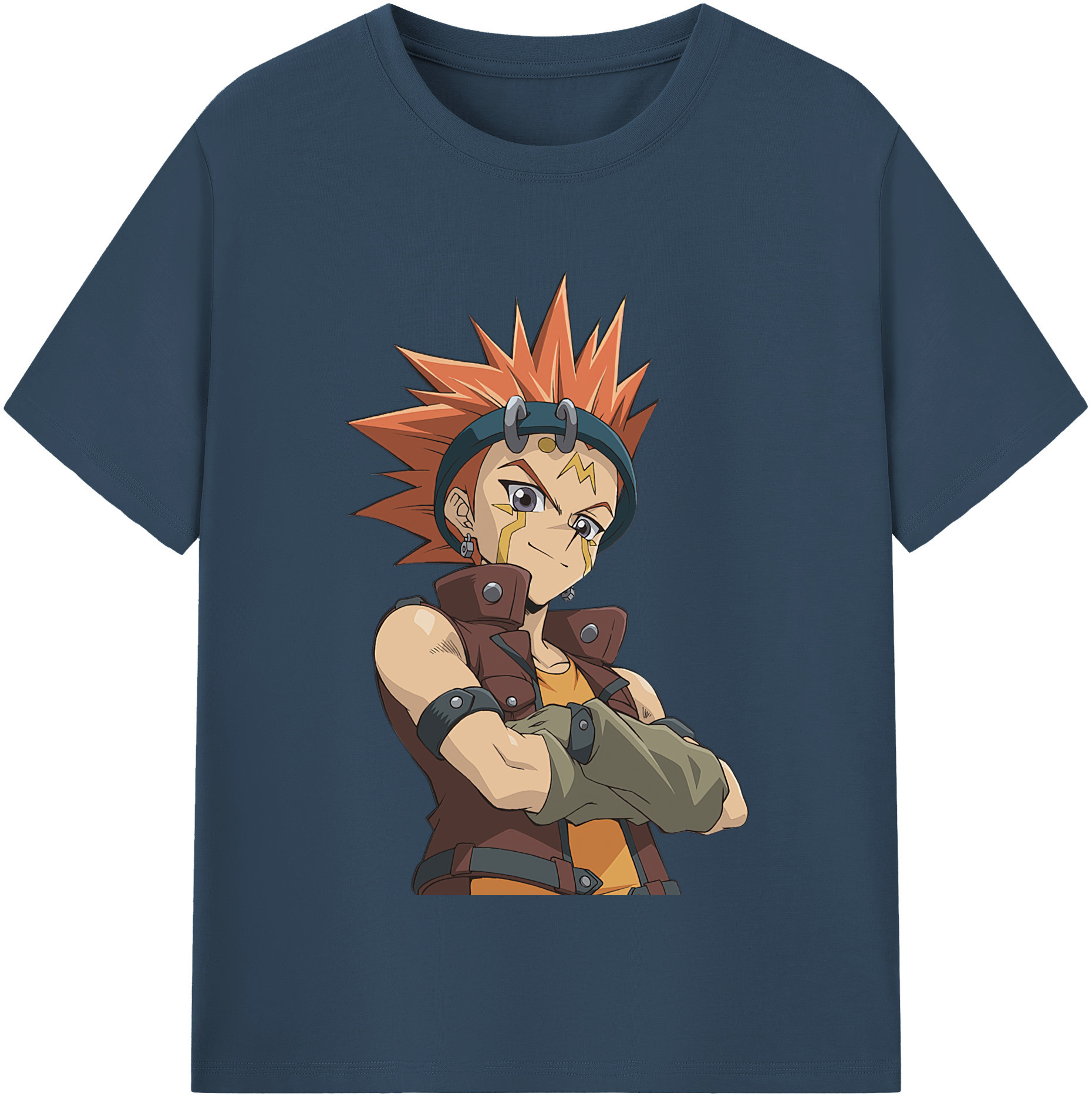 （画像用） 遊☆戯☆王 Yu-Gi-Oh! レディースカジュアルプリントTシャツ（綿100％）