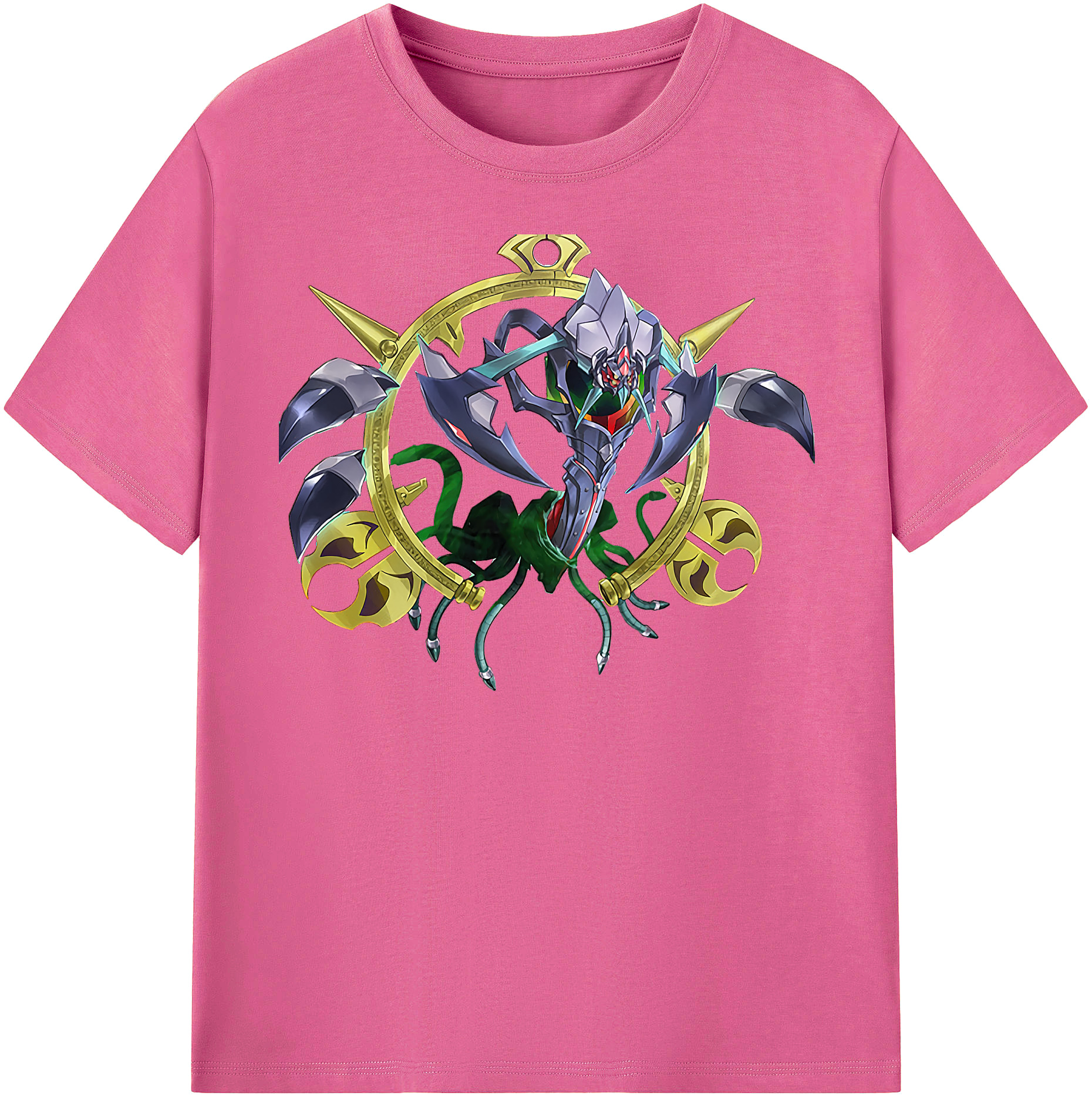 （画像用） 遊☆戯☆王 Yu-Gi-Oh! レディースカジュアルプリントTシャツ（綿100％）