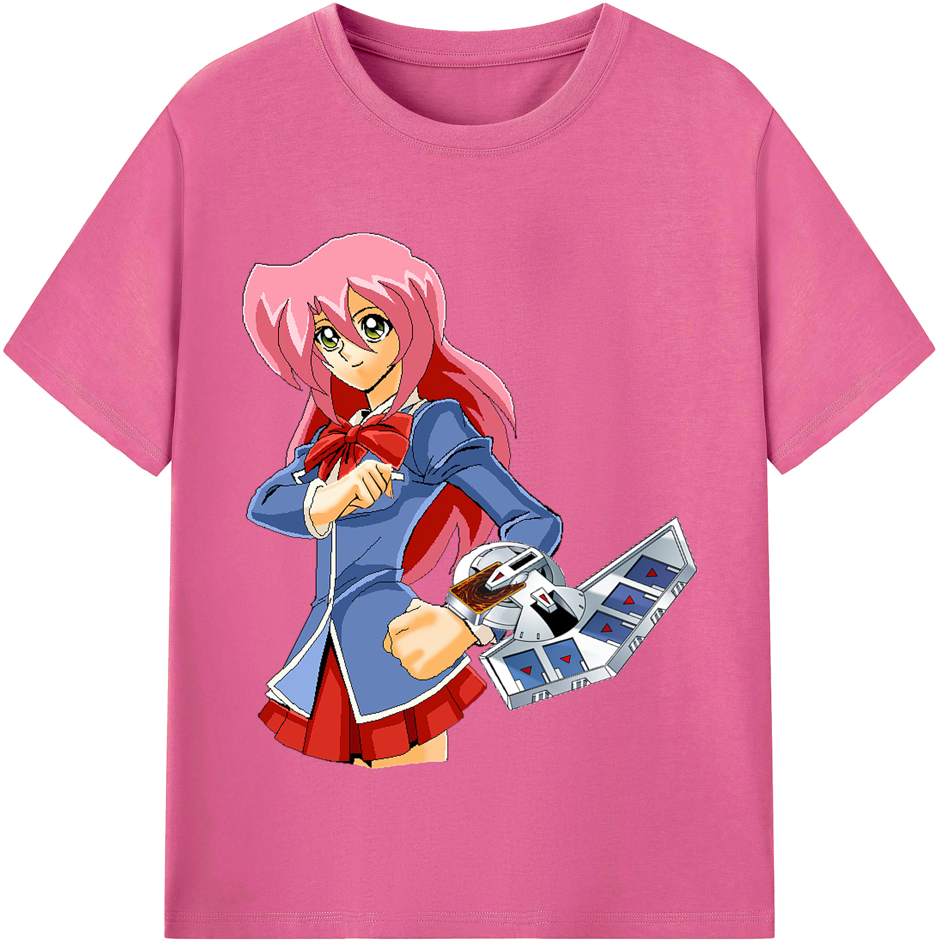 （画像用） 遊☆戯☆王 Yu-Gi-Oh! レディースカジュアルプリントTシャツ（綿100％）