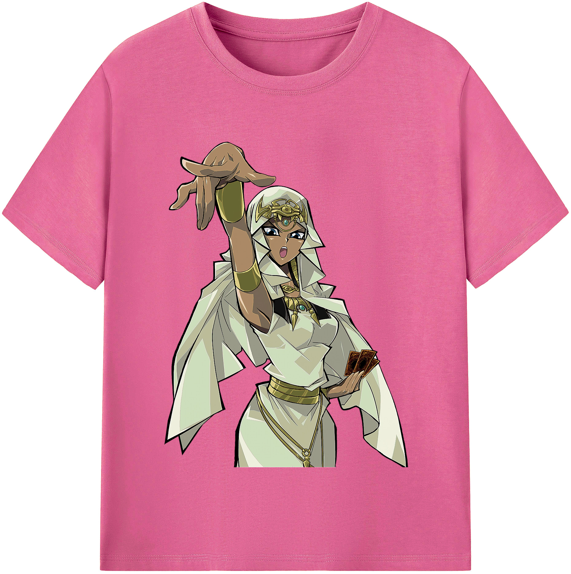 （画像用） 遊☆戯☆王 Yu-Gi-Oh! レディースカジュアルプリントTシャツ（綿100％）