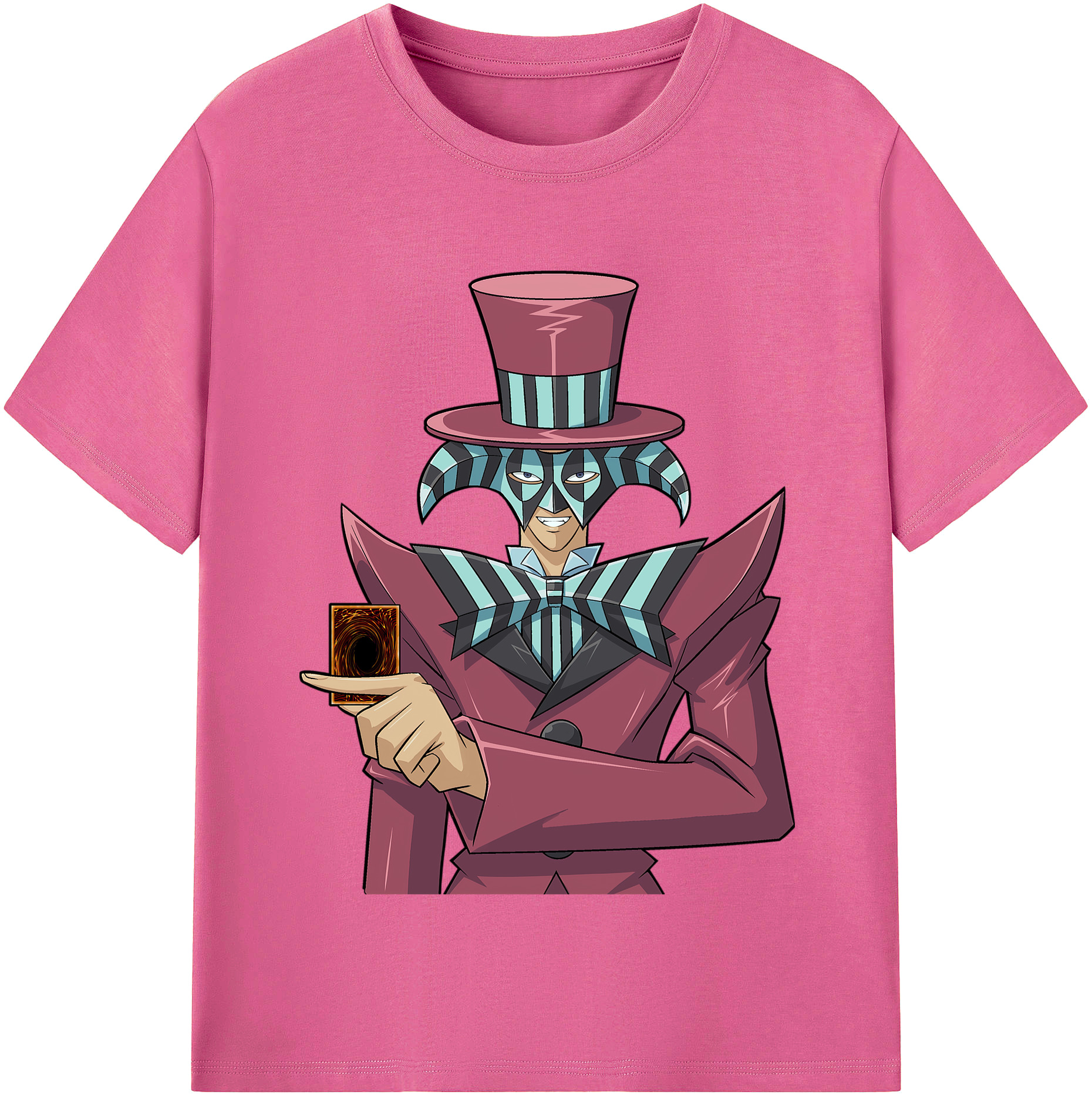 （画像用） 遊☆戯☆王 Yu-Gi-Oh! レディースカジュアルプリントTシャツ（綿100％）