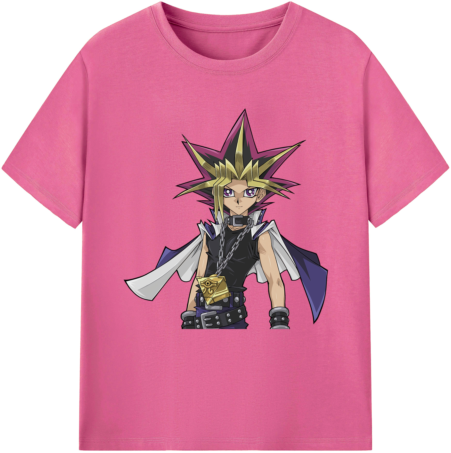 （画像用） 遊☆戯☆王 Yu-Gi-Oh! レディースカジュアルプリントTシャツ（綿100％）