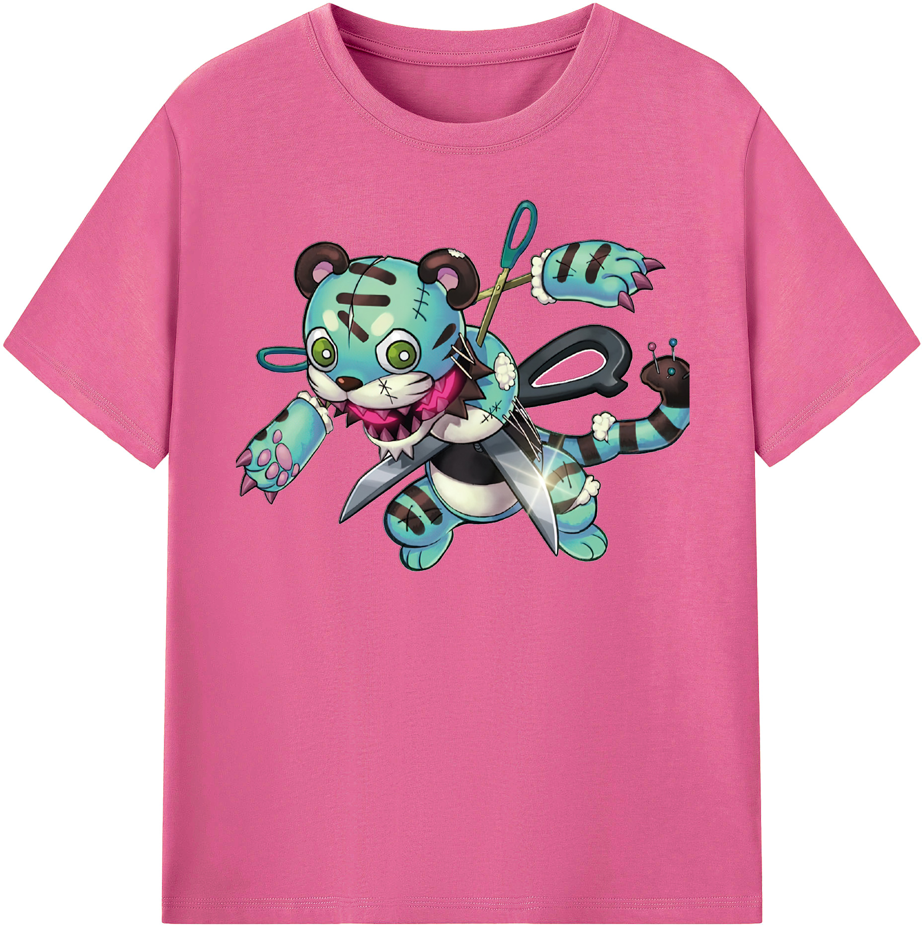 （画像用） 遊☆戯☆王 Yu-Gi-Oh! レディースカジュアルプリントTシャツ（綿100％）