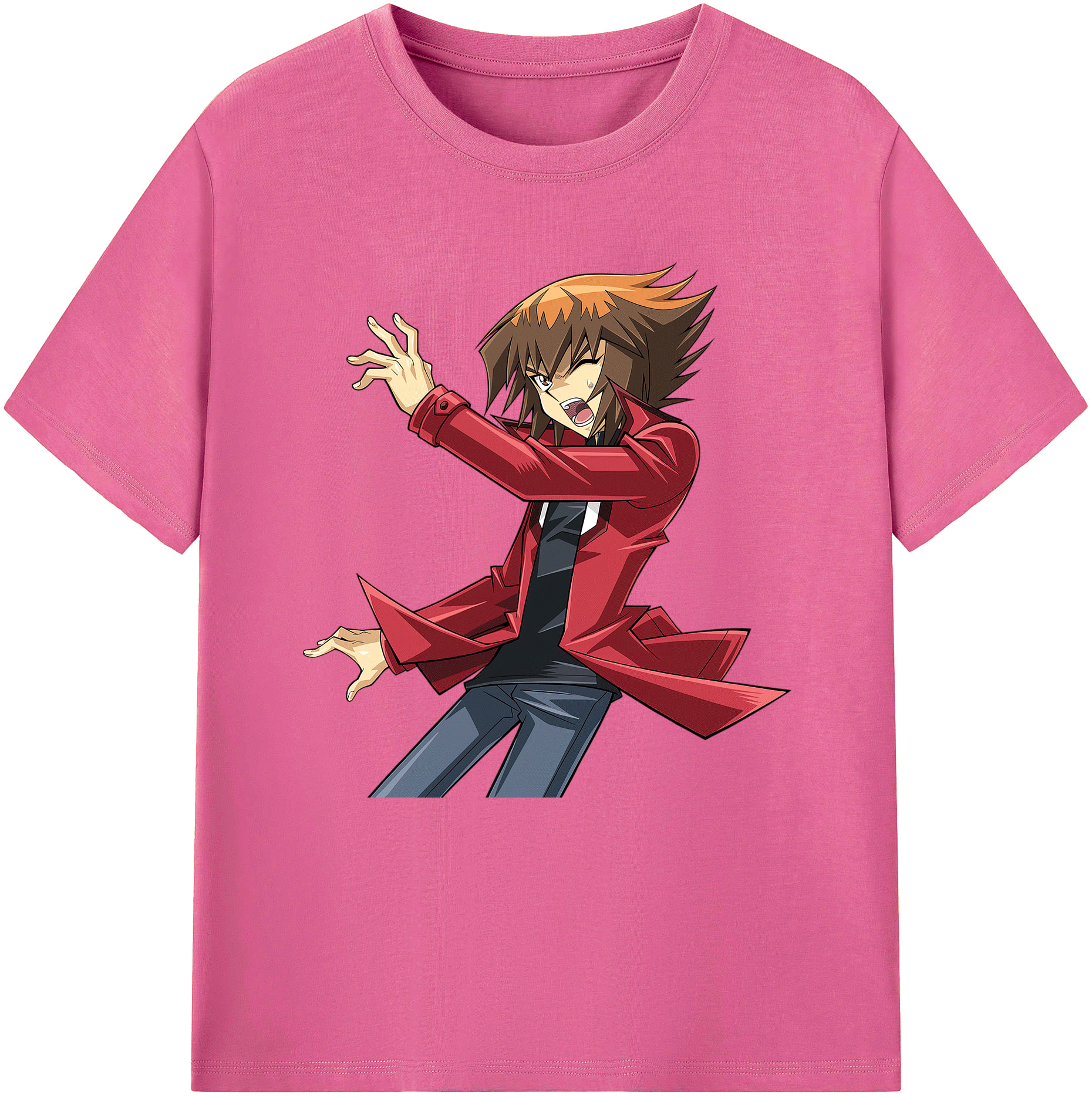 （画像用） 遊☆戯☆王 Yu-Gi-Oh! レディースカジュアルプリントTシャツ（綿100％）