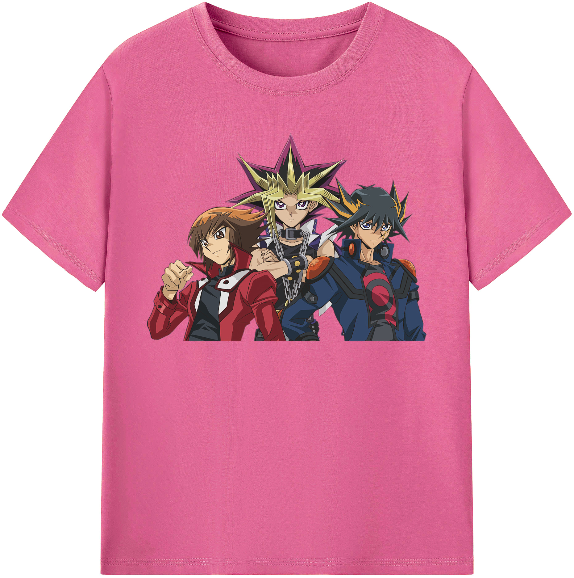（画像用） 遊☆戯☆王 Yu-Gi-Oh! レディースカジュアルプリントTシャツ（綿100％）