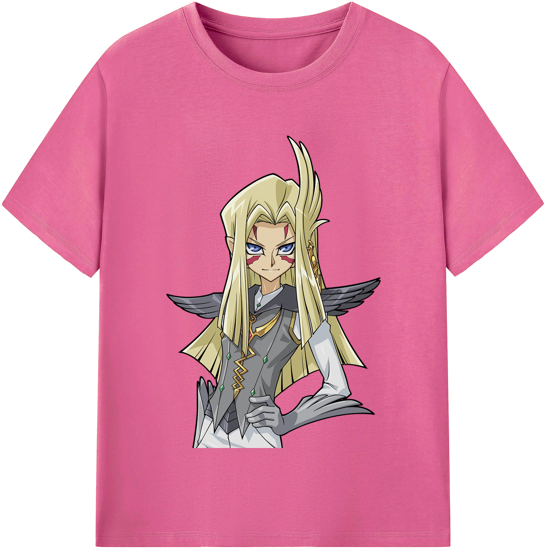 （画像用） 遊☆戯☆王 Yu-Gi-Oh! レディースカジュアルプリントTシャツ（綿100％）