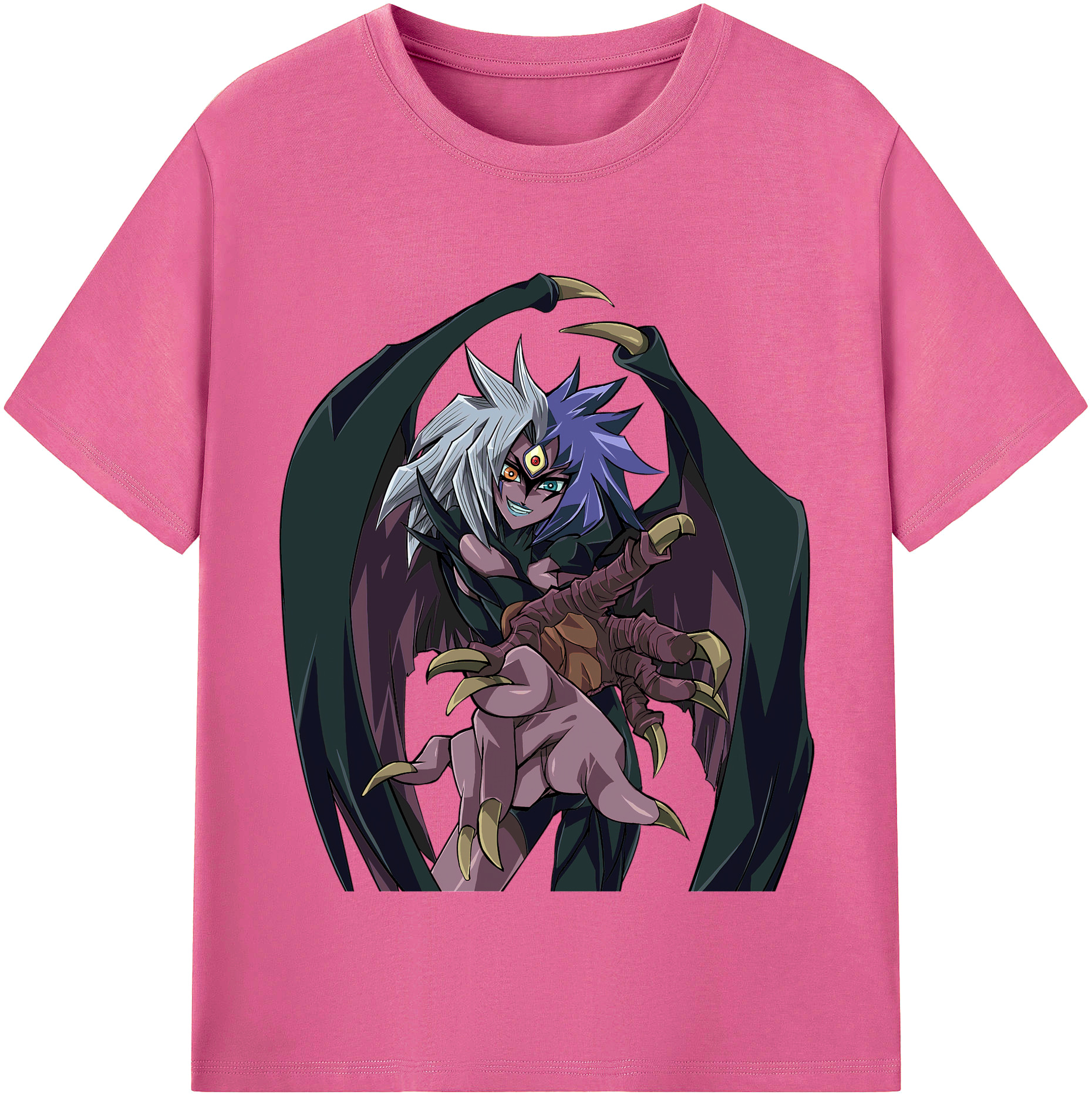 （画像用） 遊☆戯☆王 Yu-Gi-Oh! レディースカジュアルプリントTシャツ（綿100％）