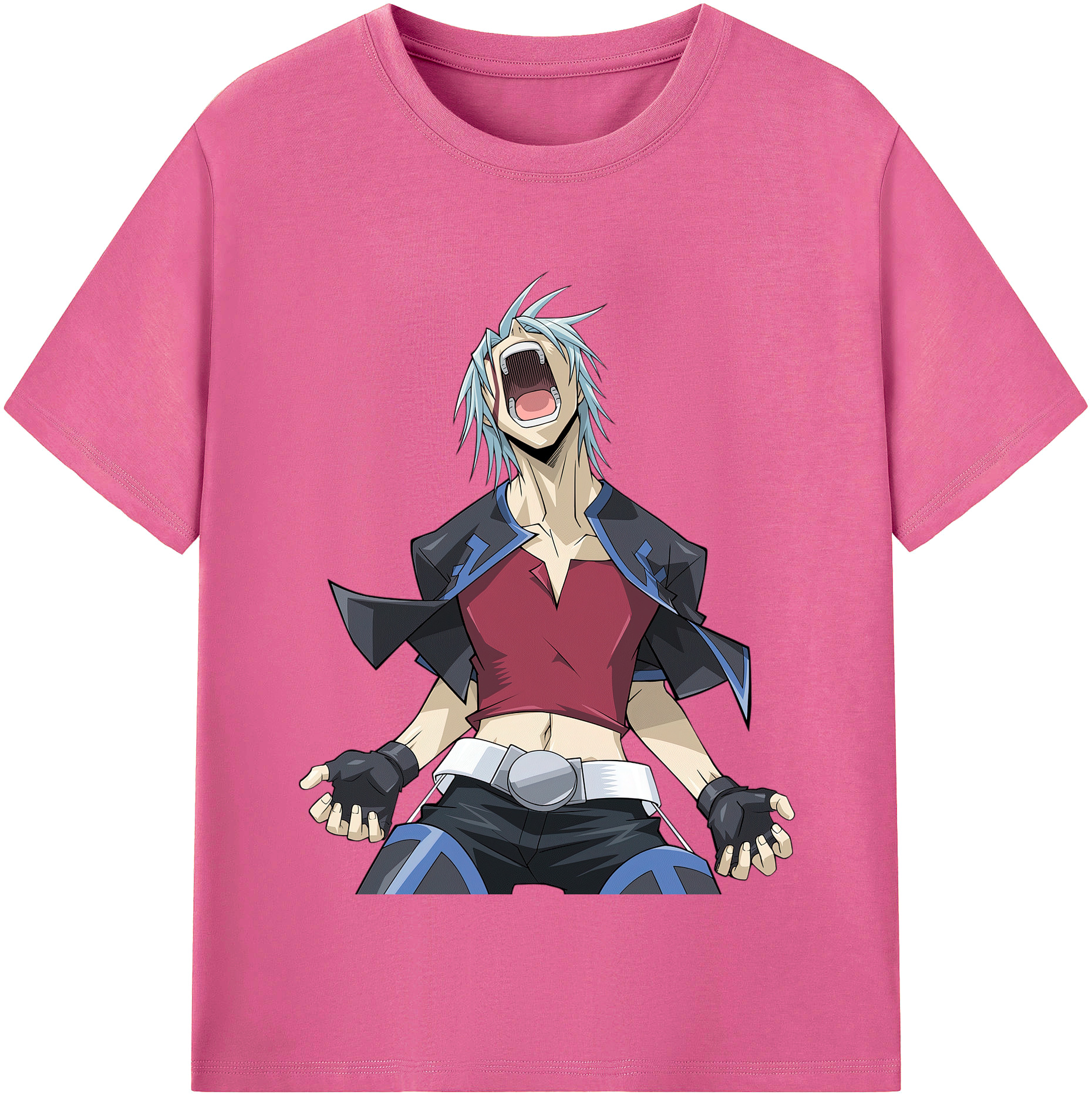 （画像用） 遊☆戯☆王 Yu-Gi-Oh! レディースカジュアルプリントTシャツ（綿100％）