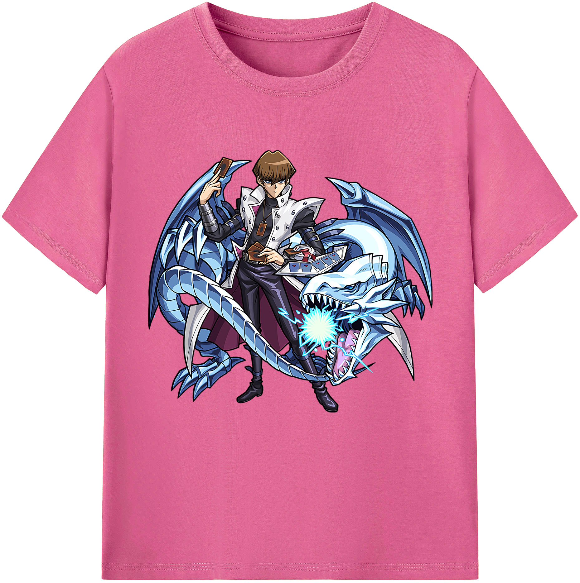 （画像用） 遊☆戯☆王 Yu-Gi-Oh! レディースカジュアルプリントTシャツ（綿100％）