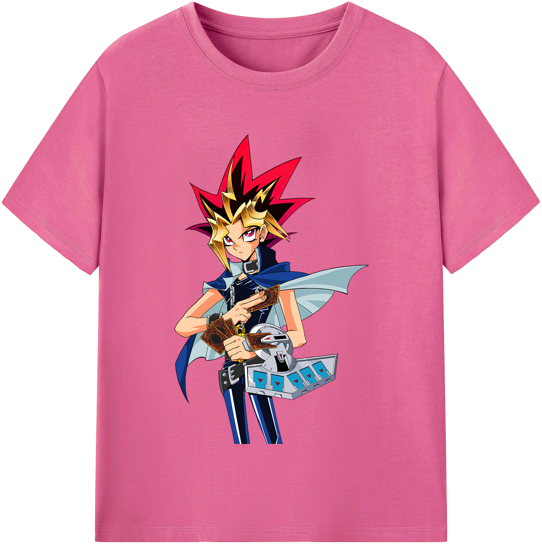 （画像用） 遊☆戯☆王 Yu-Gi-Oh! レディースカジュアルプリントTシャツ（綿100％）