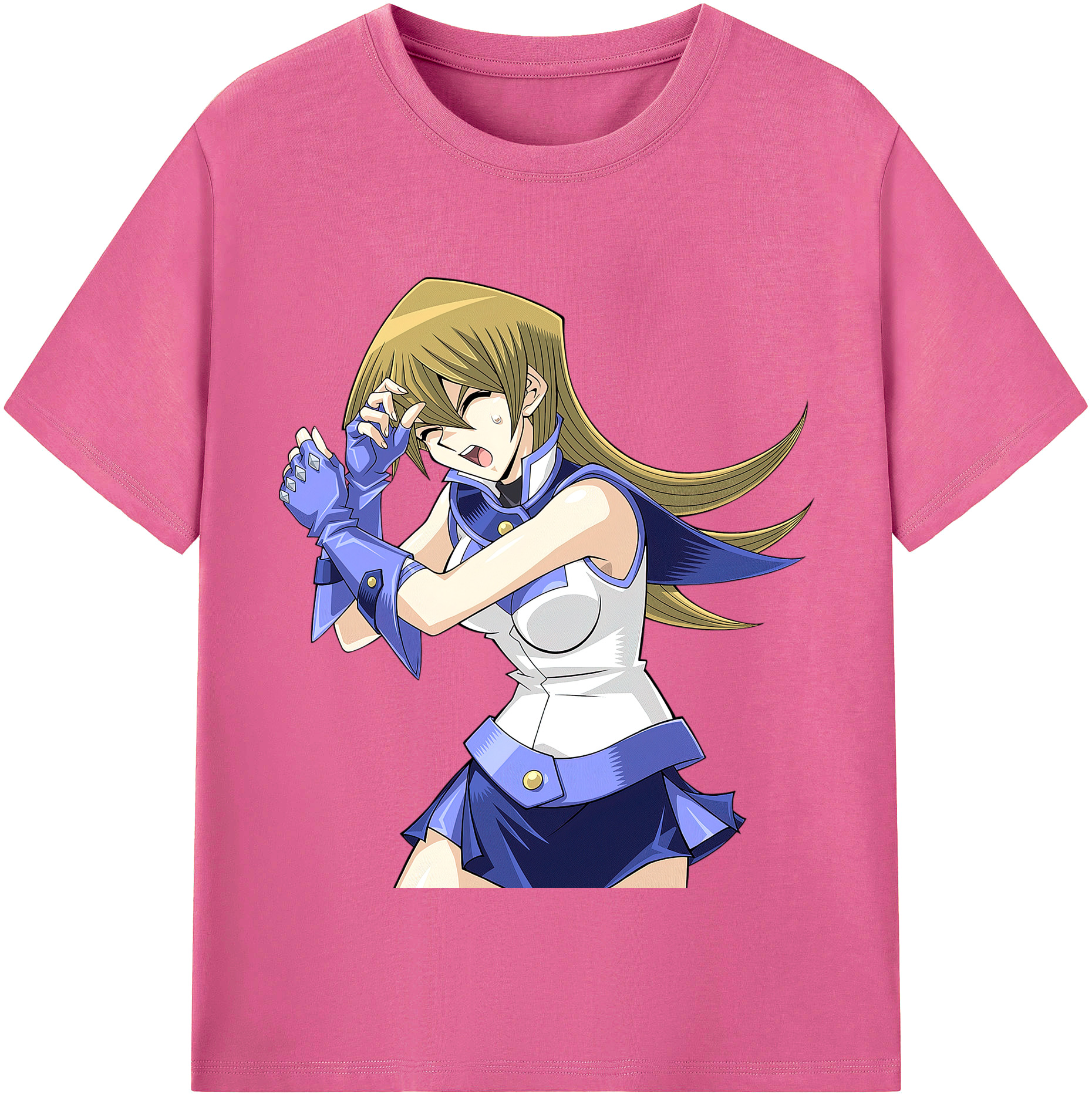 （画像用） 遊☆戯☆王 Yu-Gi-Oh! レディースカジュアルプリントTシャツ（綿100％）