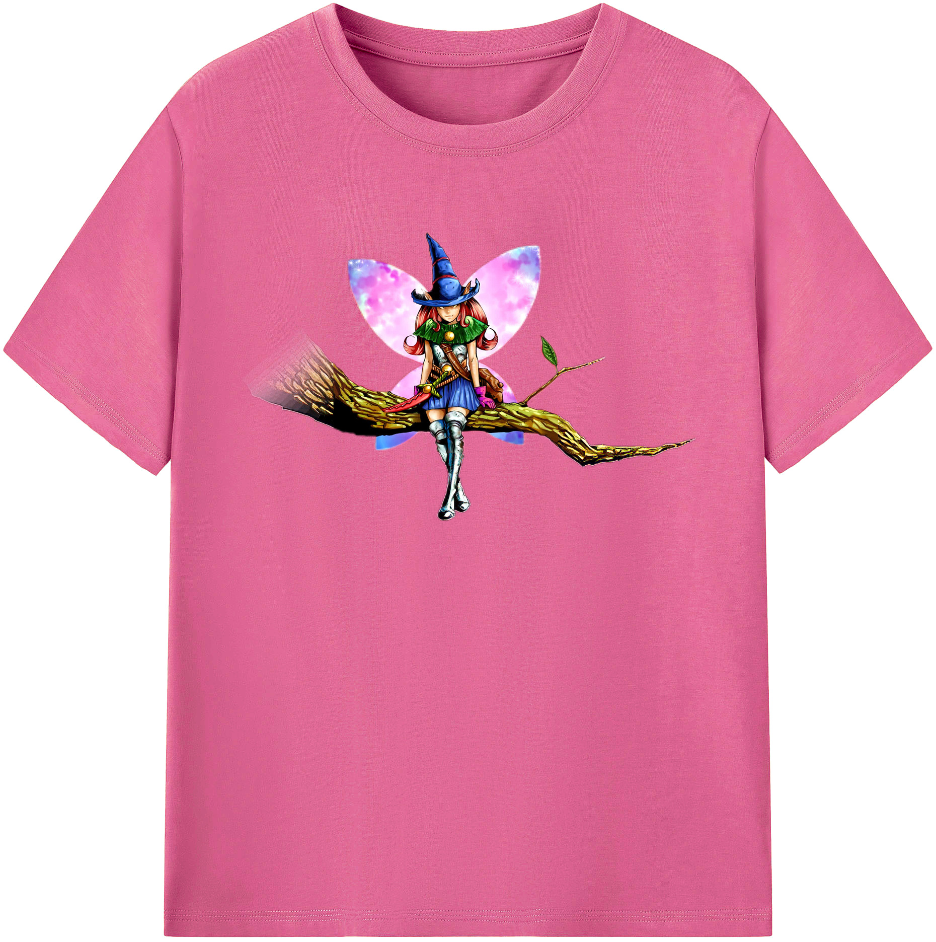 （画像用） 遊☆戯☆王 Yu-Gi-Oh! レディースカジュアルプリントTシャツ（綿100％）