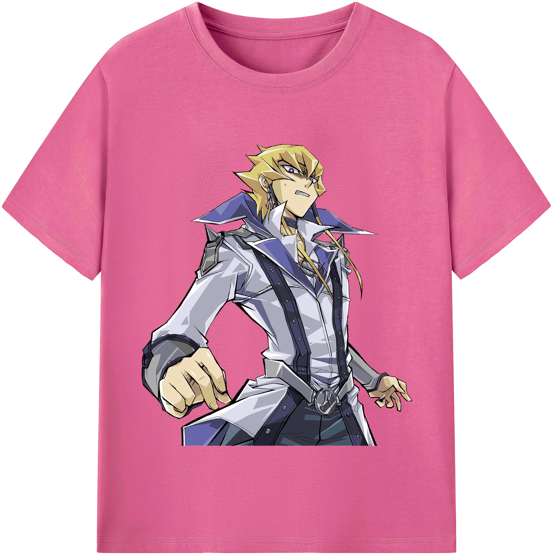 （画像用） 遊☆戯☆王 Yu-Gi-Oh! レディースカジュアルプリントTシャツ（綿100％）
