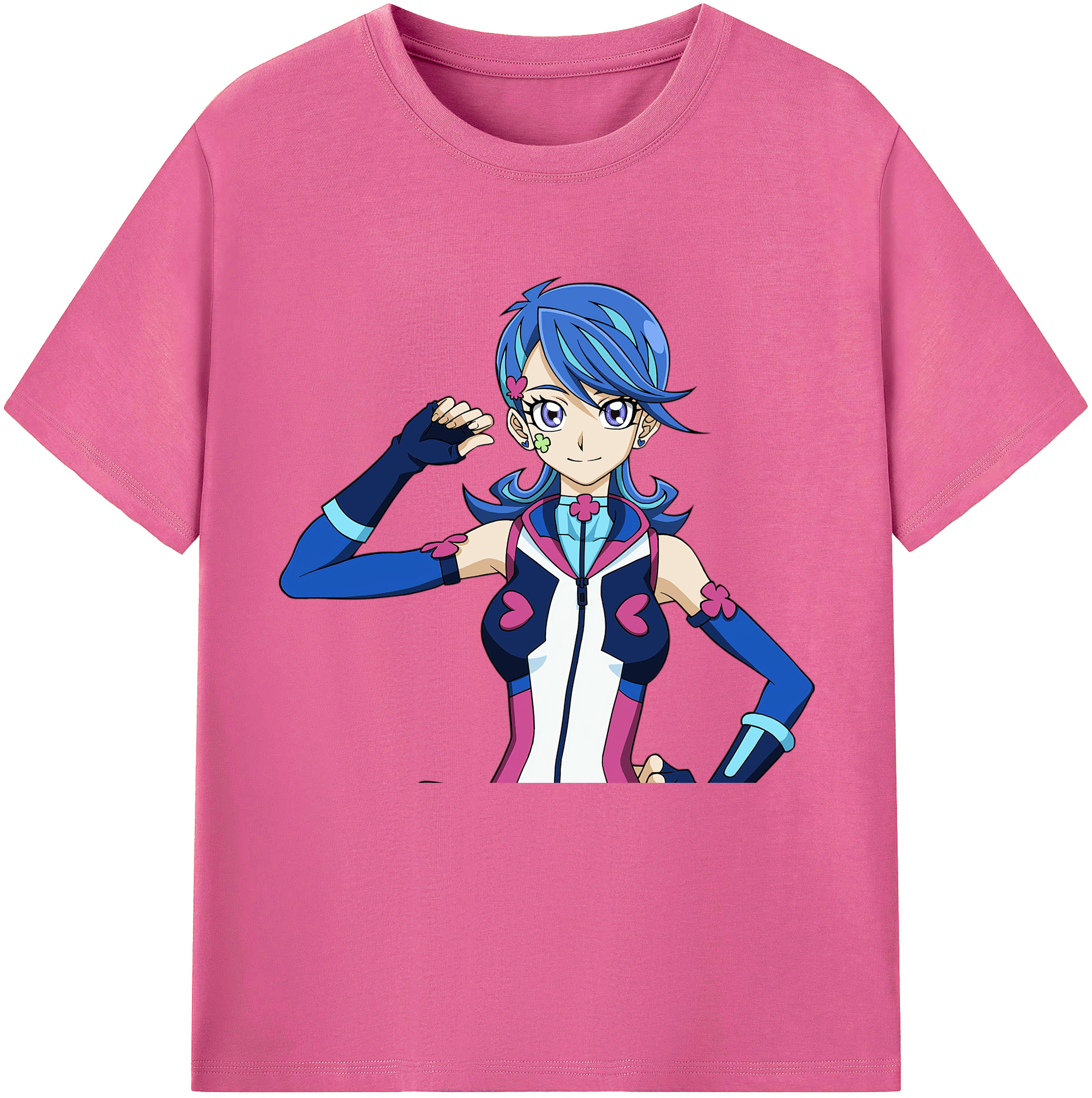 （画像用） 遊☆戯☆王 Yu-Gi-Oh! レディースカジュアルプリントTシャツ（綿100％）