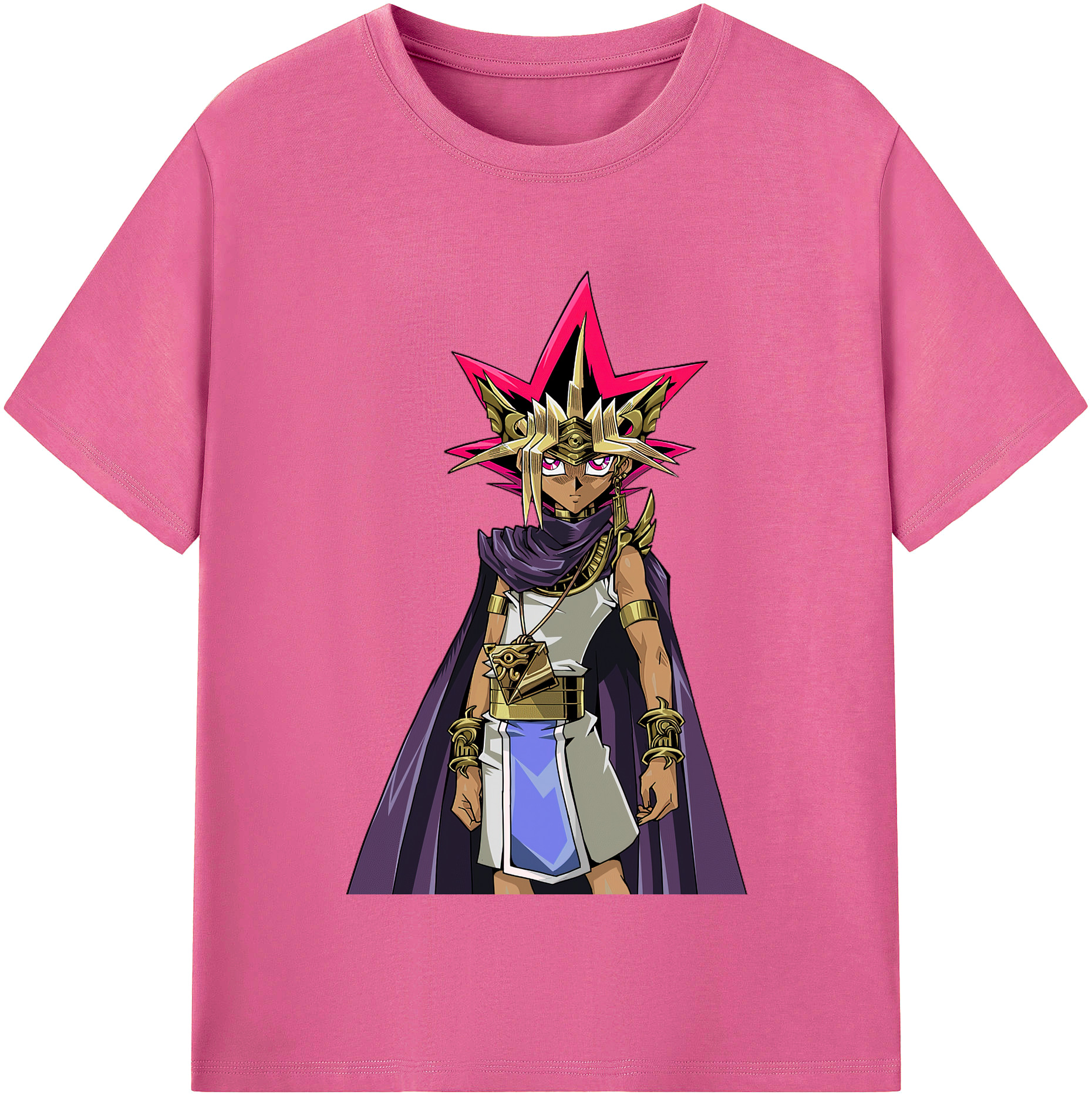 （画像用） 遊☆戯☆王 Yu-Gi-Oh! レディースカジュアルプリントTシャツ（綿100％）