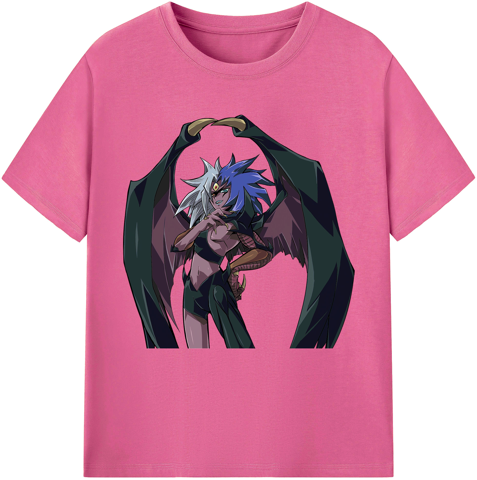 （画像用） 遊☆戯☆王 Yu-Gi-Oh! レディースカジュアルプリントTシャツ（綿100％）