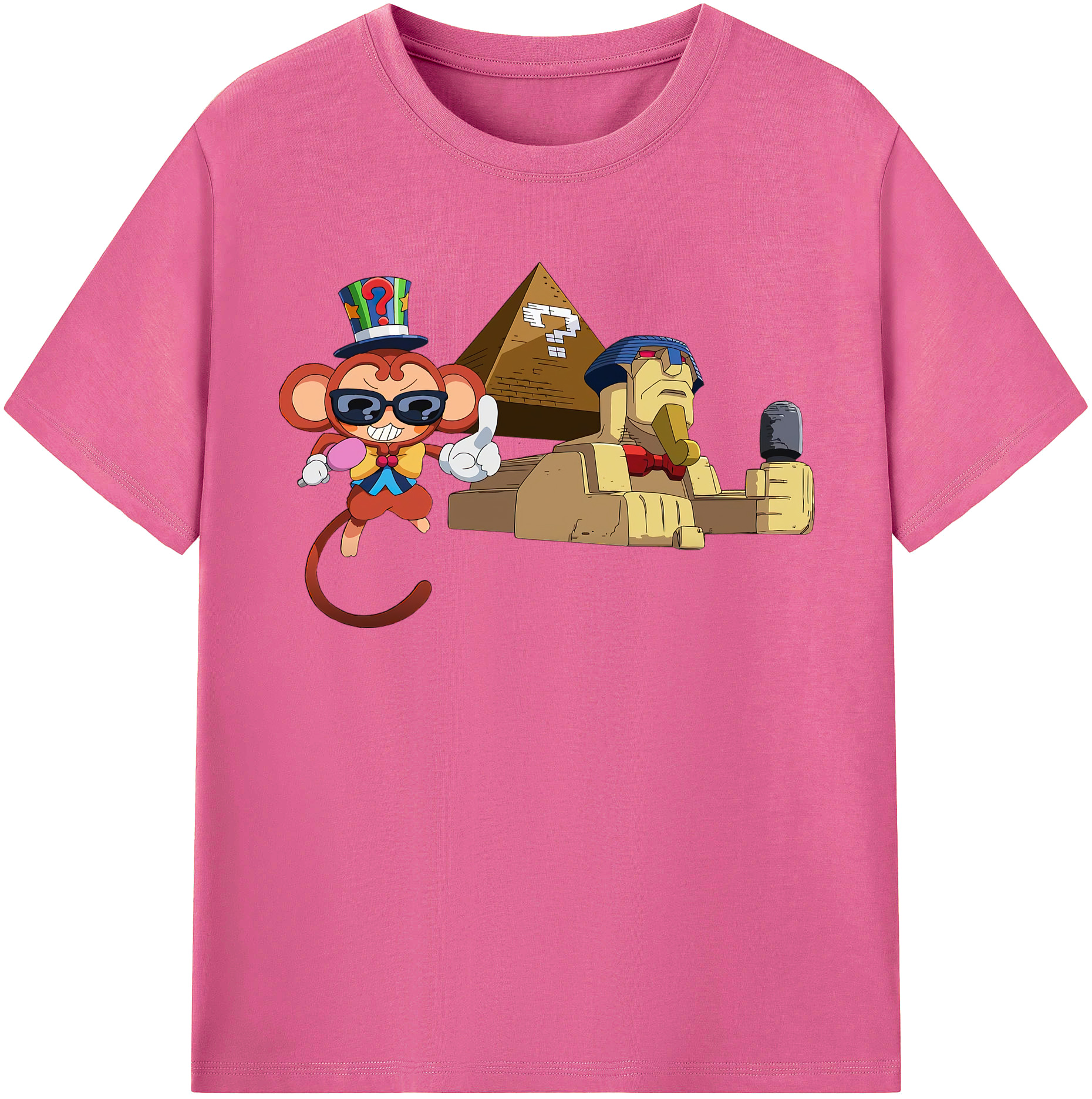 （画像用） 遊☆戯☆王 Yu-Gi-Oh! レディースカジュアルプリントTシャツ（綿100％）