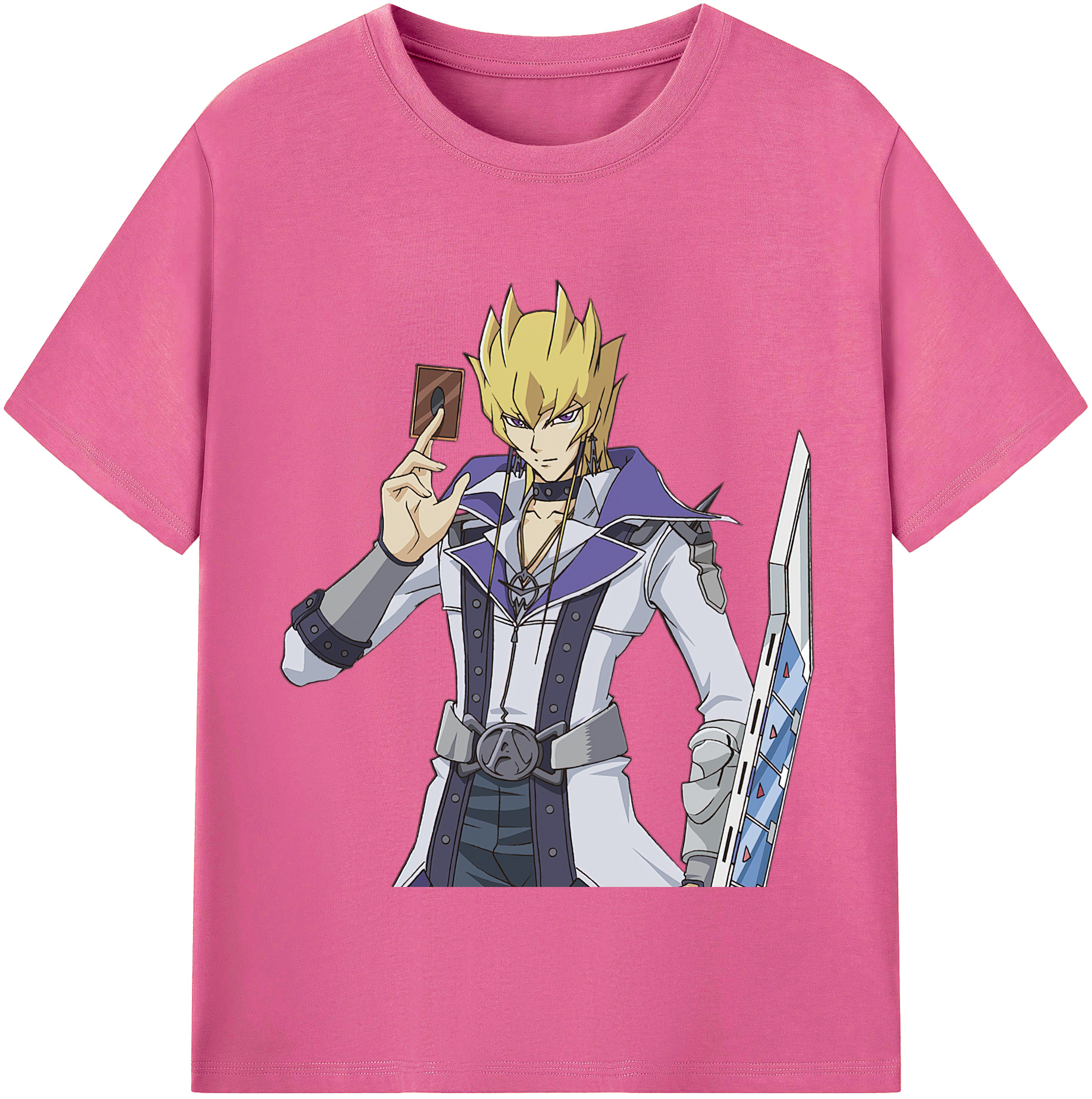 （画像用） 遊☆戯☆王 Yu-Gi-Oh! レディースカジュアルプリントTシャツ（綿100％）