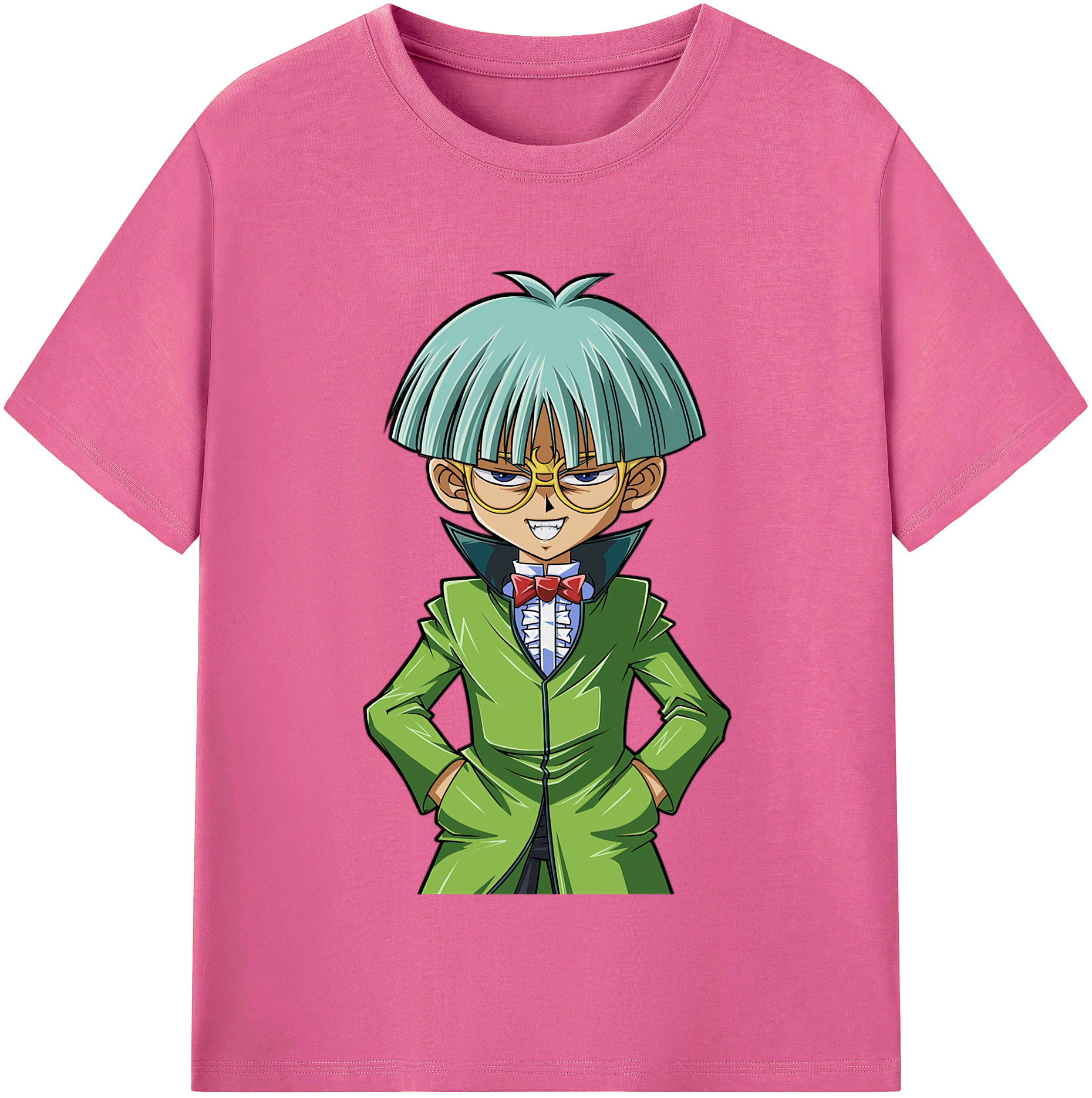 （画像用） 遊☆戯☆王 Yu-Gi-Oh! レディースカジュアルプリントTシャツ（綿100％）