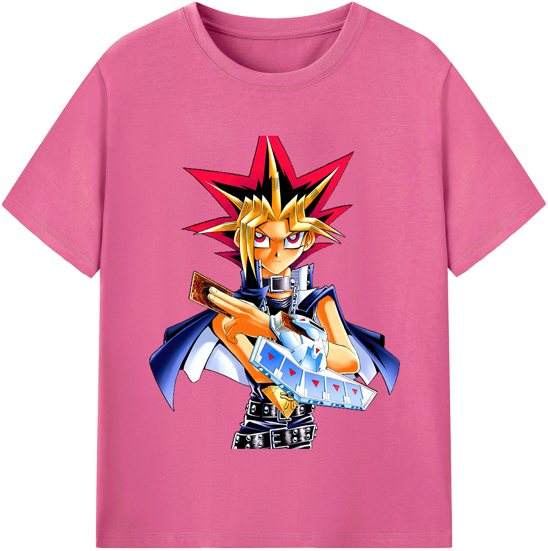 （画像用） 遊☆戯☆王 Yu-Gi-Oh! レディースカジュアルプリントTシャツ（綿100％）