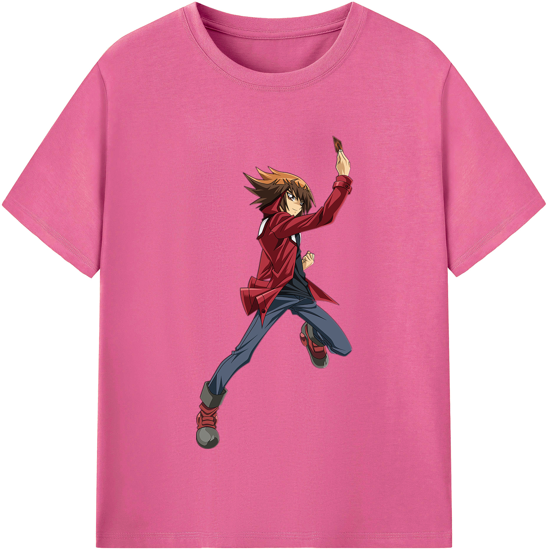 （画像用） 遊☆戯☆王 Yu-Gi-Oh! レディースカジュアルプリントTシャツ（綿100％）