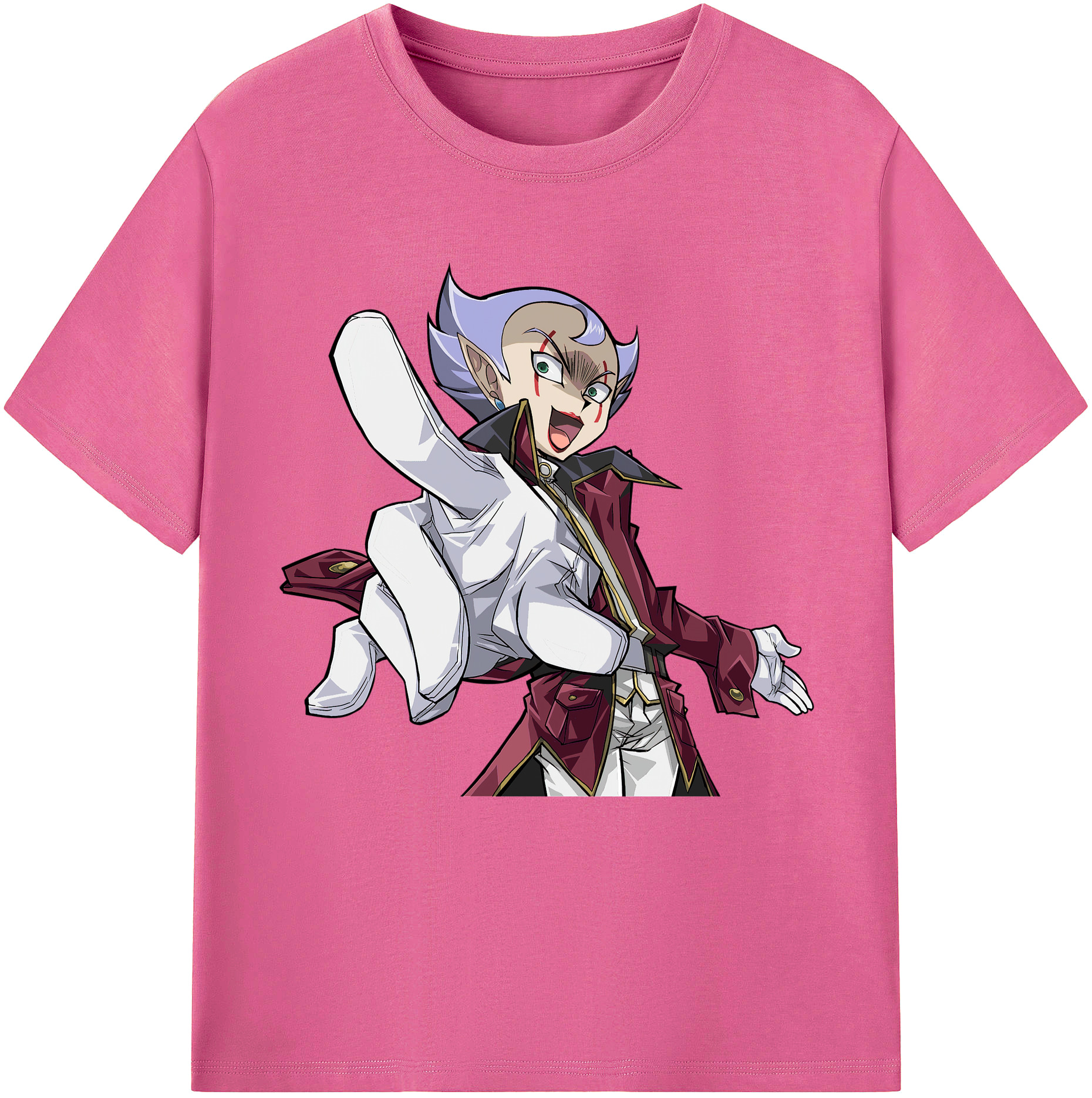 （画像用） 遊☆戯☆王 Yu-Gi-Oh! レディースカジュアルプリントTシャツ（綿100％）