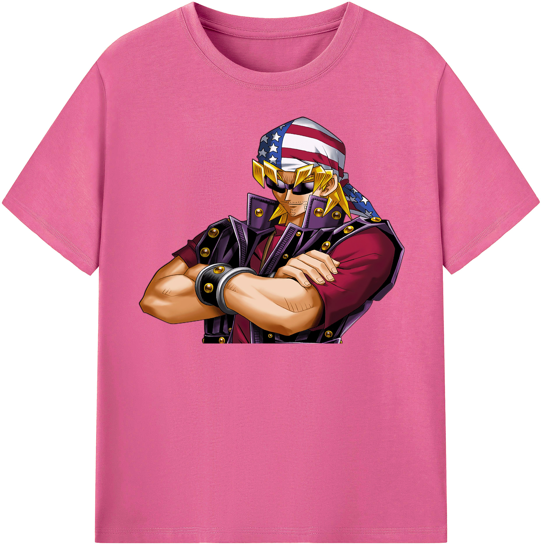 （画像用） 遊☆戯☆王 Yu-Gi-Oh! レディースカジュアルプリントTシャツ（綿100％）