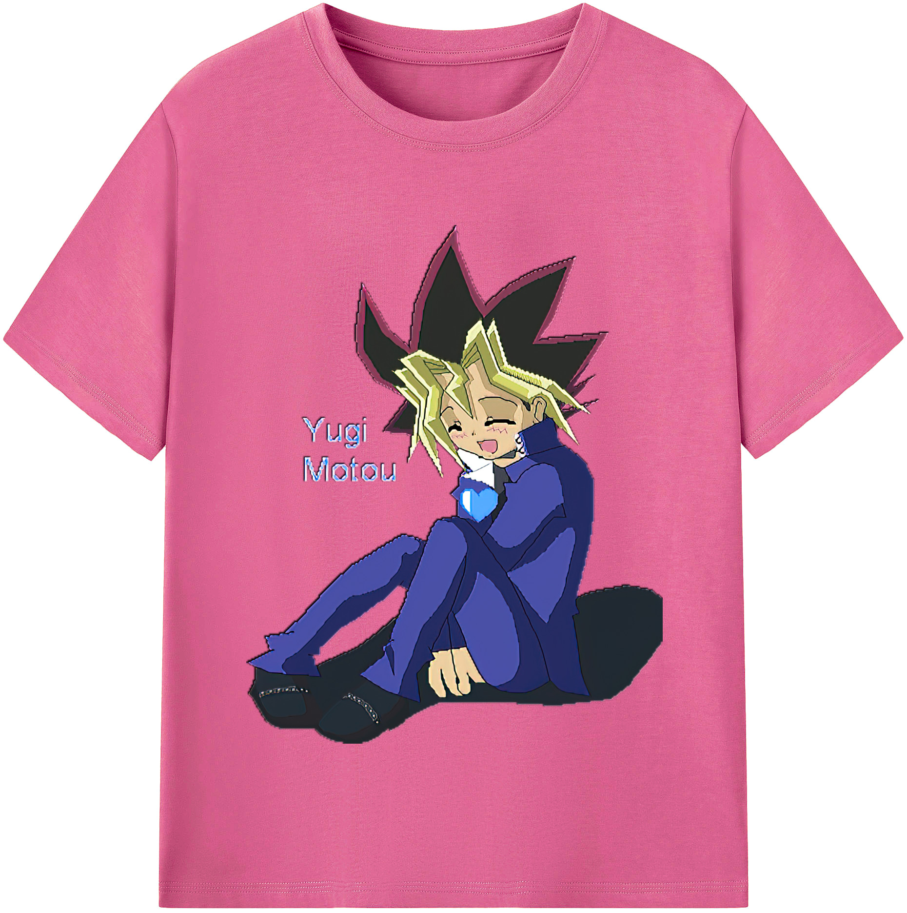 （画像用） 遊☆戯☆王 Yu-Gi-Oh! レディースカジュアルプリントTシャツ（綿100％）
