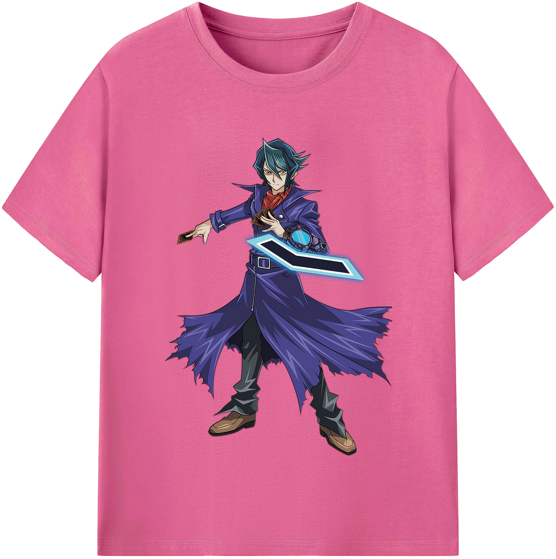 （画像用） 遊☆戯☆王 Yu-Gi-Oh! レディースカジュアルプリントTシャツ（綿100％）