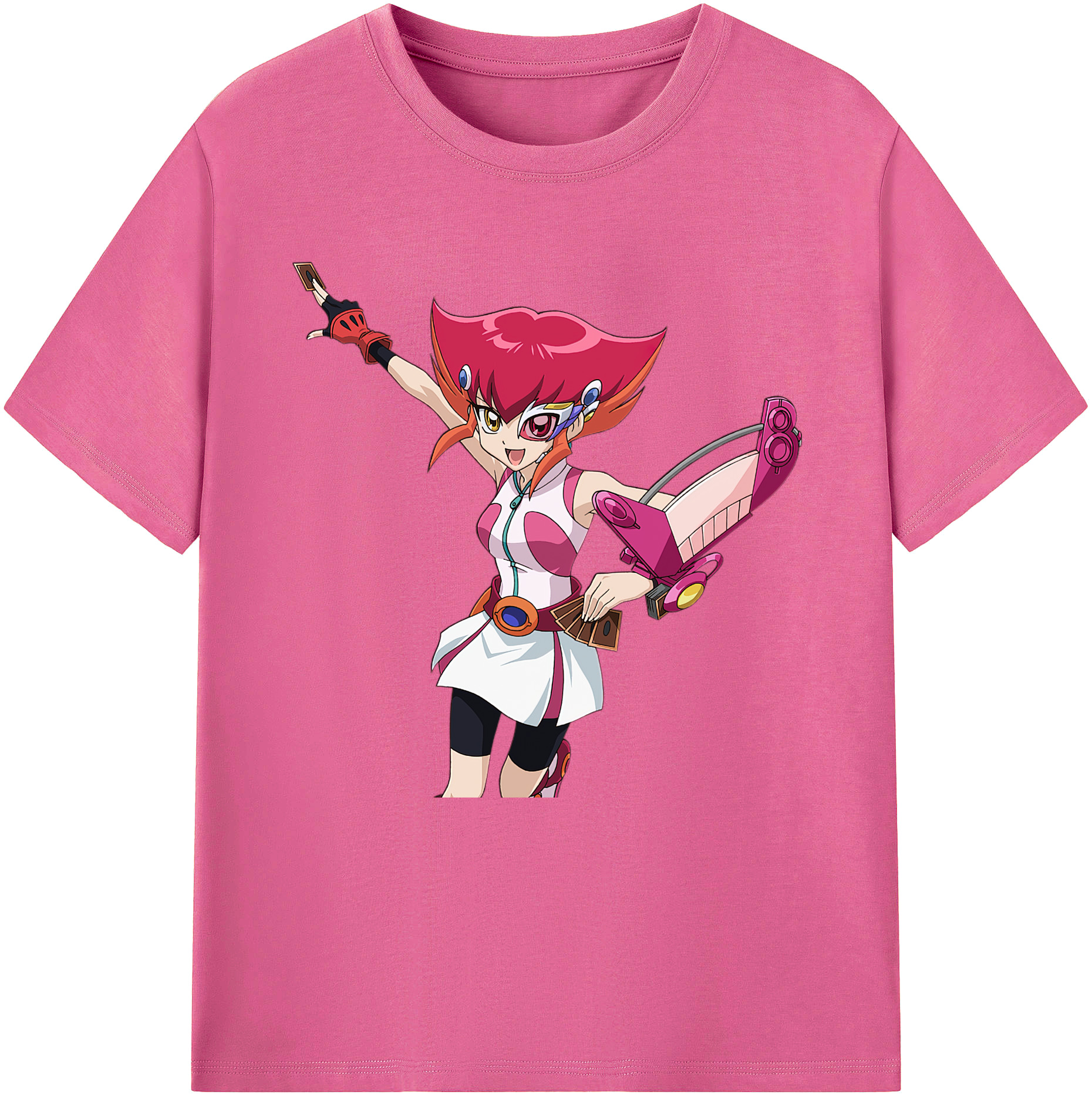 （画像用） 遊☆戯☆王 Yu-Gi-Oh! レディースカジュアルプリントTシャツ（綿100％）