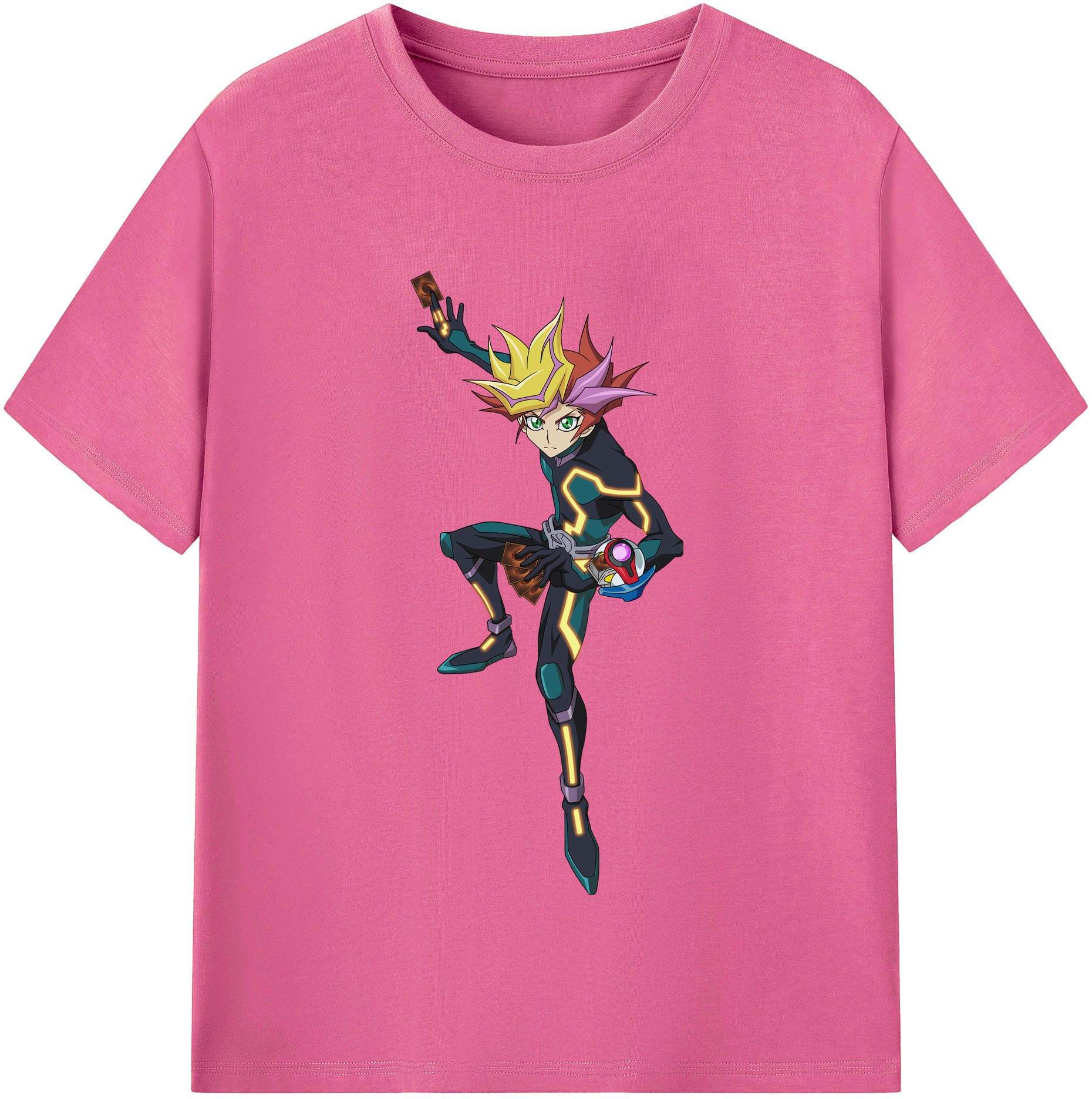 （画像用） 遊☆戯☆王 Yu-Gi-Oh! レディースカジュアルプリントTシャツ（綿100％）