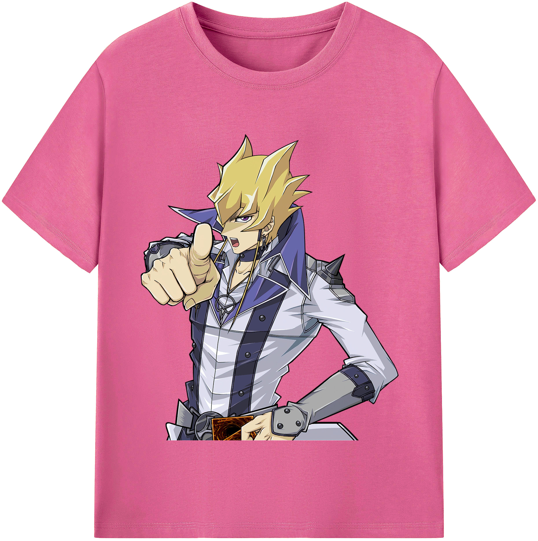（画像用） 遊☆戯☆王 Yu-Gi-Oh! レディースカジュアルプリントTシャツ（綿100％）