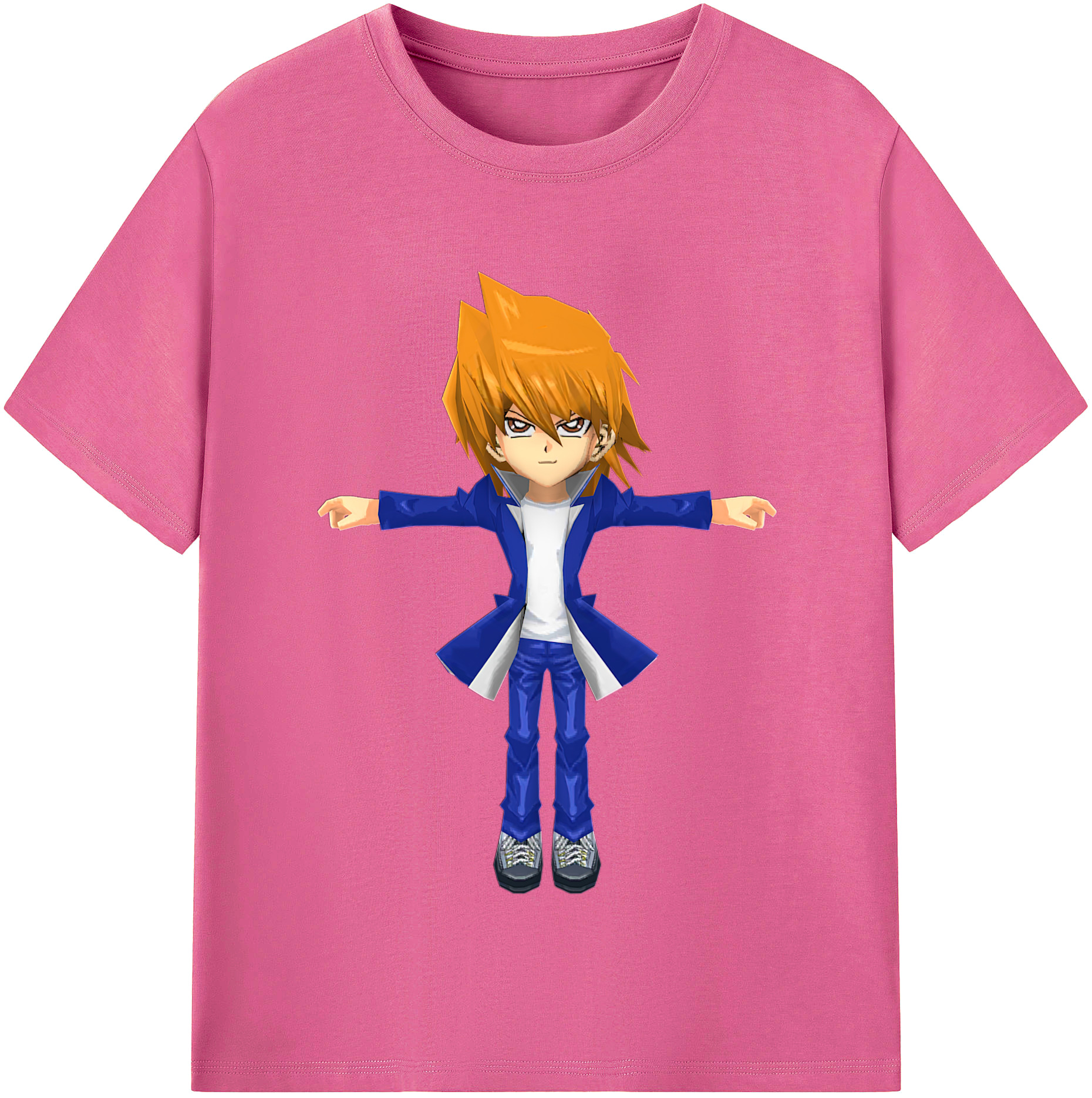（画像用） 遊☆戯☆王 Yu-Gi-Oh! レディースカジュアルプリントTシャツ（綿100％）