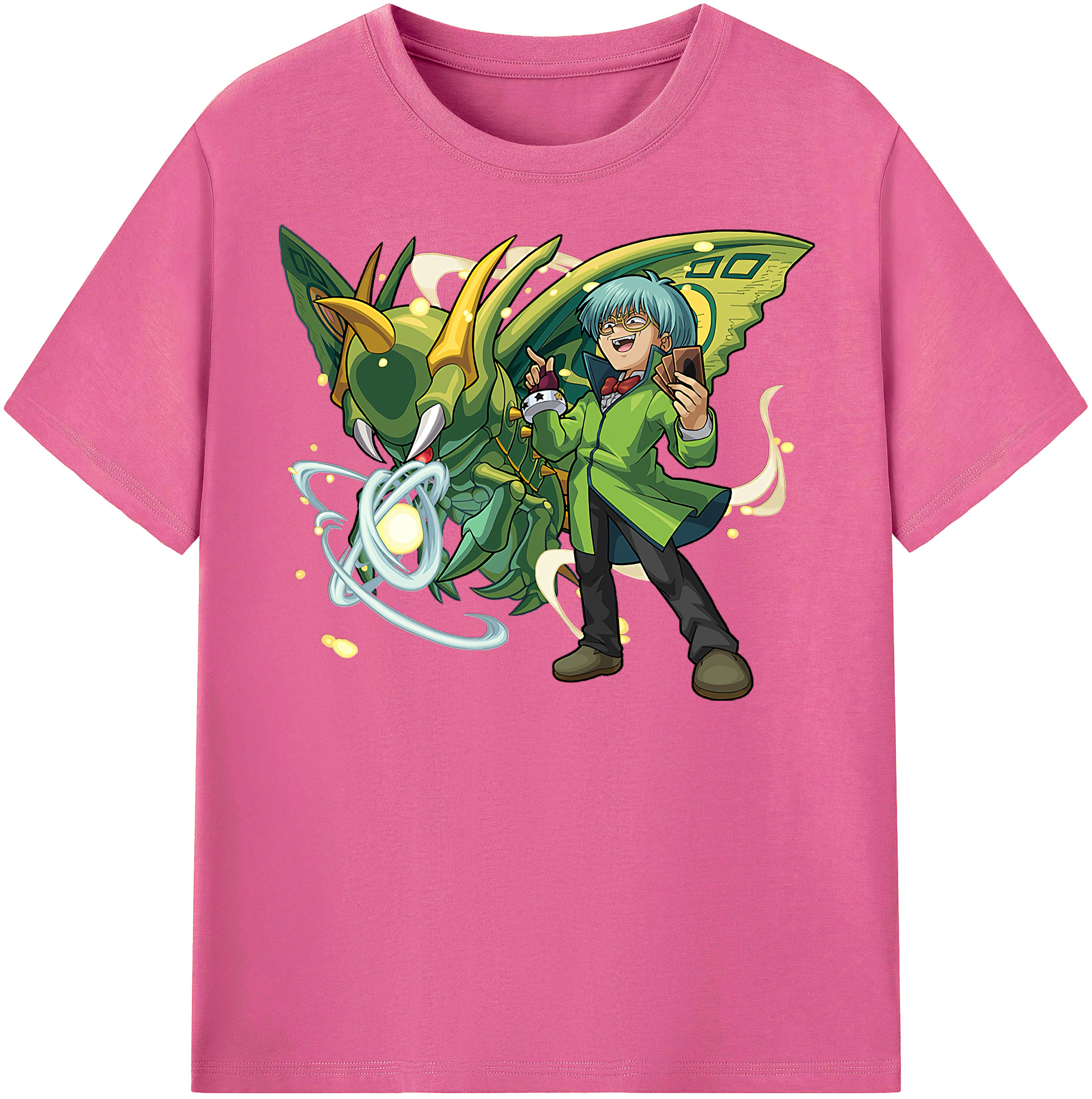 （画像用） 遊☆戯☆王 Yu-Gi-Oh! レディースカジュアルプリントTシャツ（綿100％）