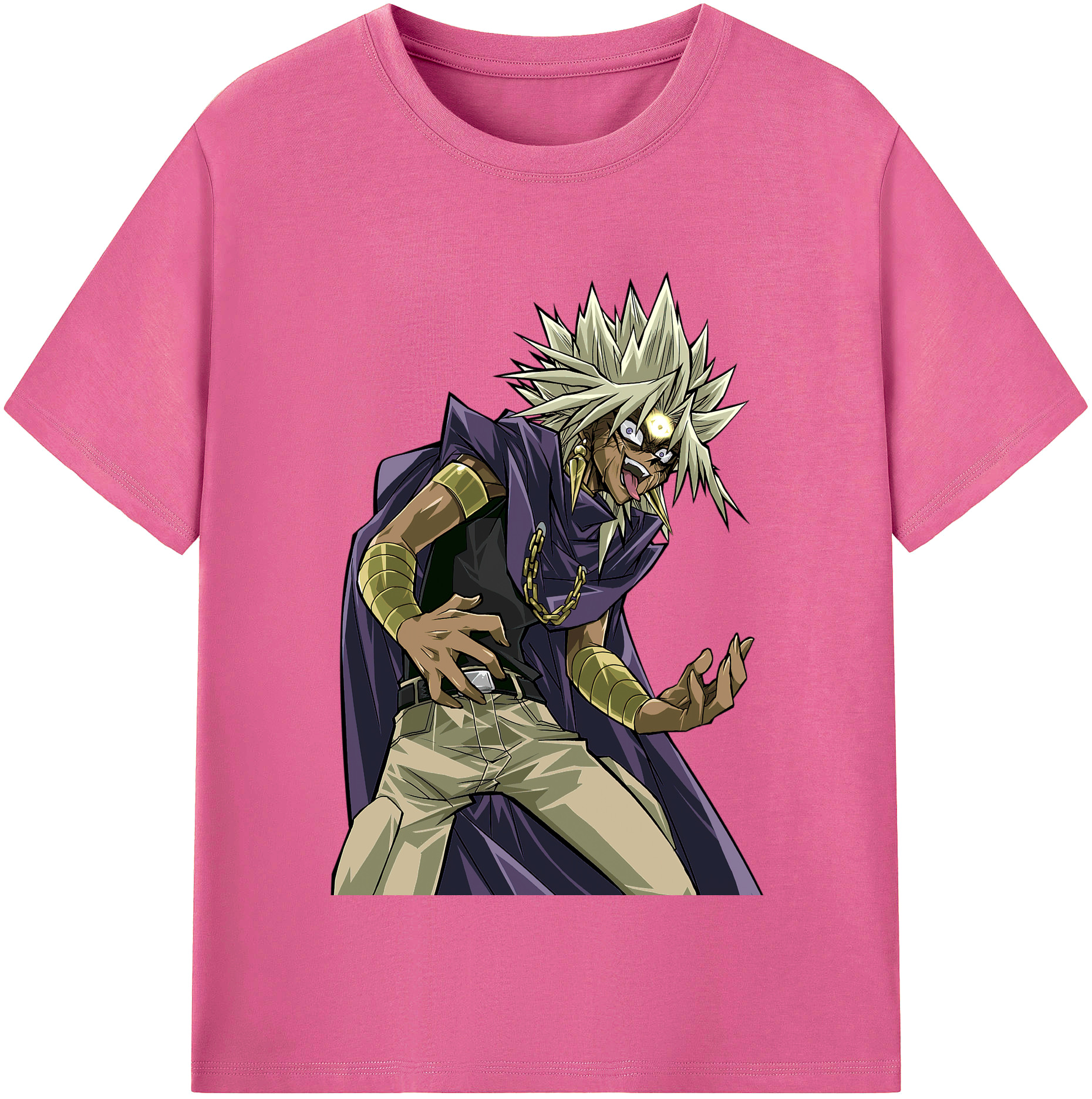（画像用） 遊☆戯☆王 Yu-Gi-Oh! レディースカジュアルプリントTシャツ（綿100％）