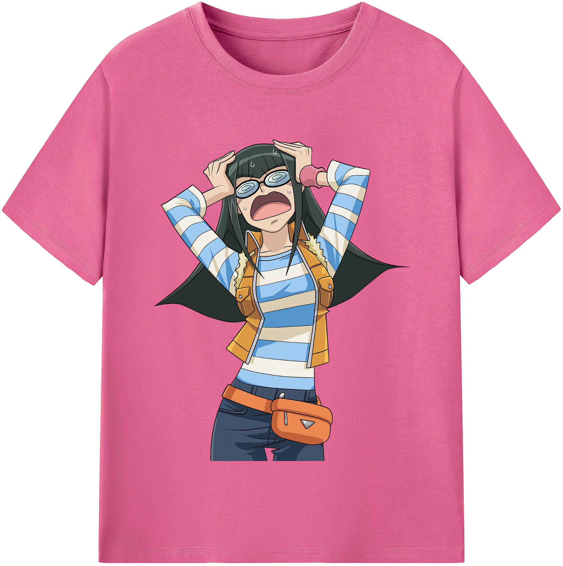 （画像用） 遊☆戯☆王 Yu-Gi-Oh! レディースカジュアルプリントTシャツ（綿100％）