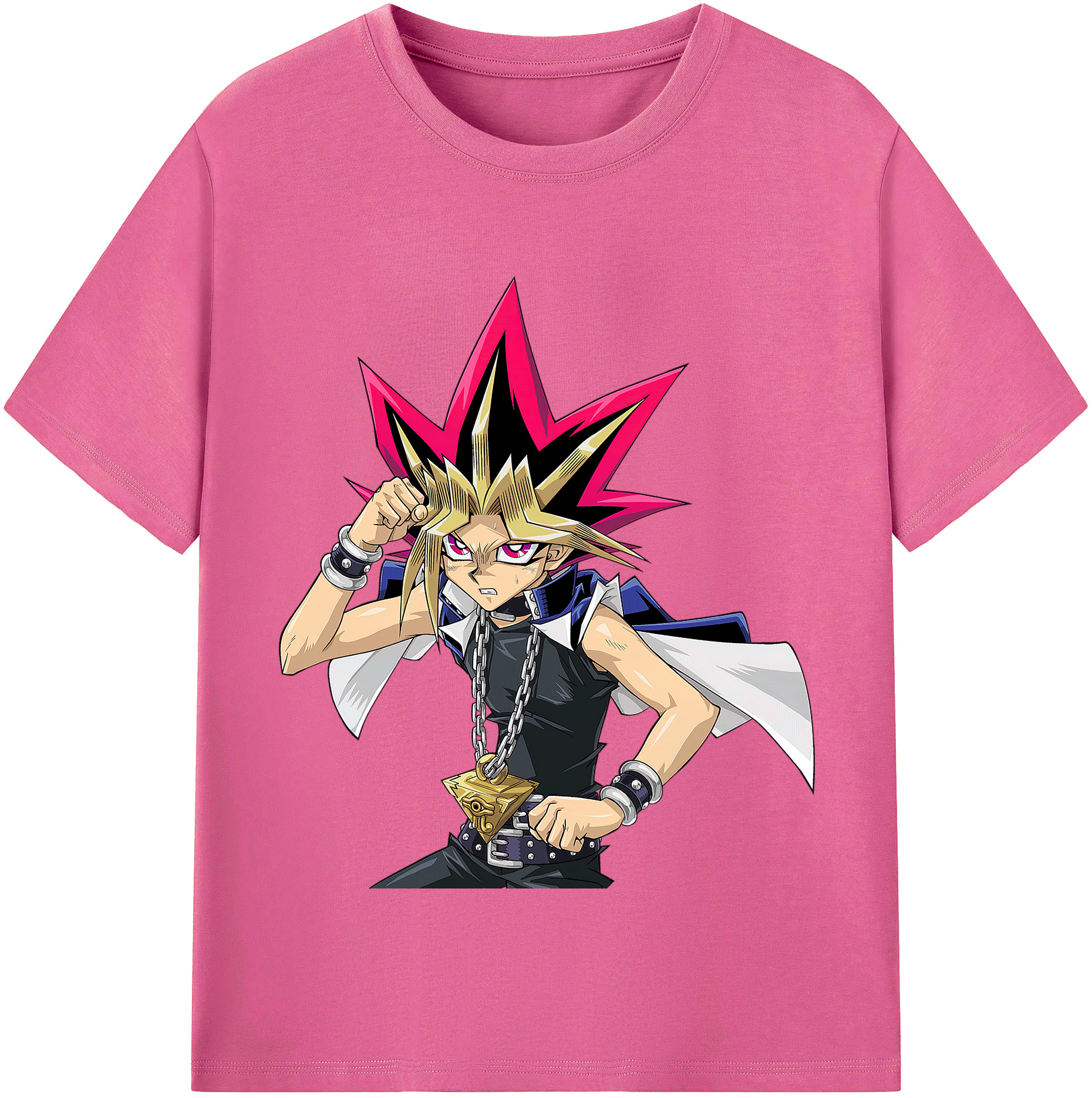（画像用） 遊☆戯☆王 Yu-Gi-Oh! レディースカジュアルプリントTシャツ（綿100％）