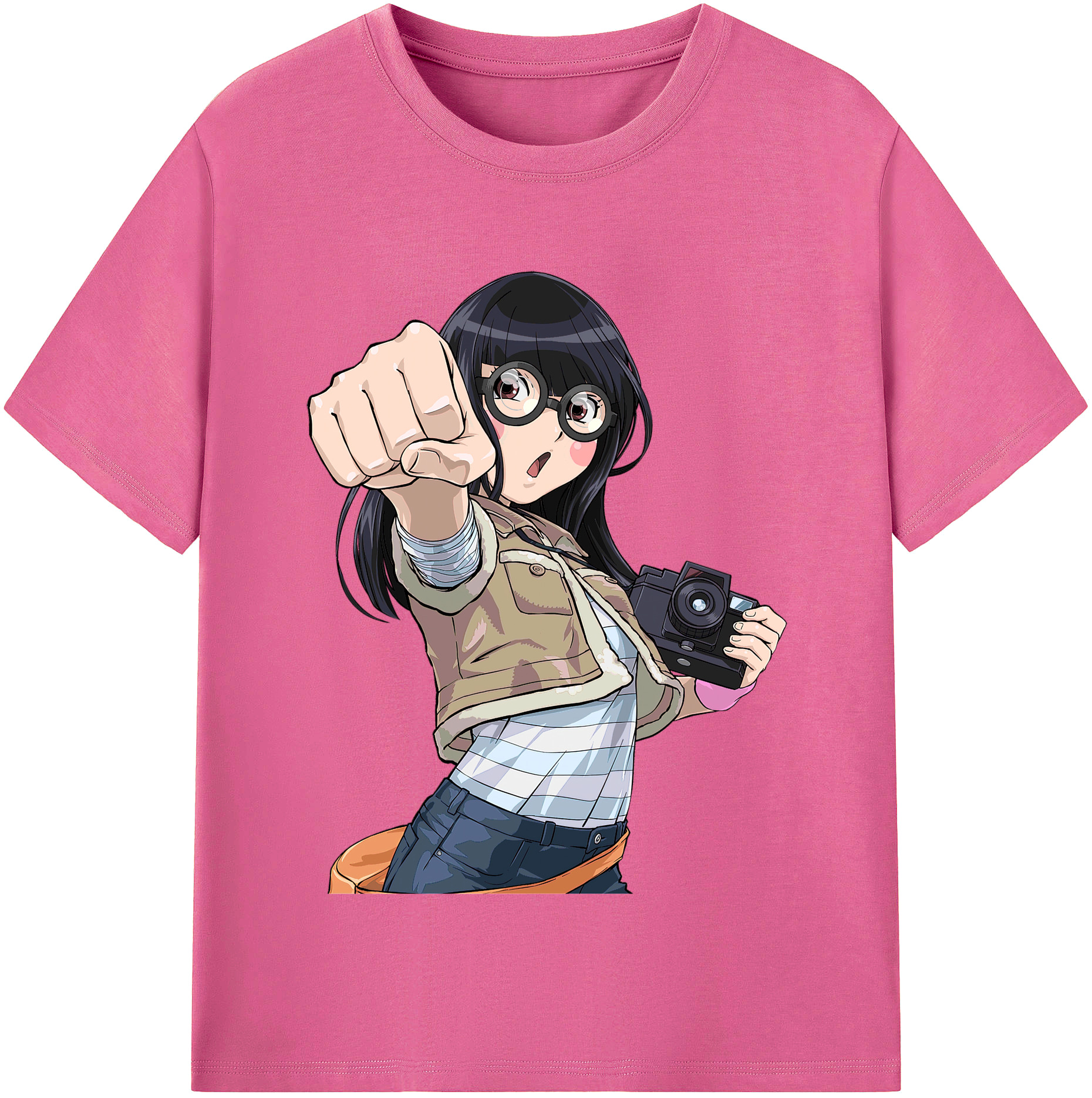 （画像用） 遊☆戯☆王 Yu-Gi-Oh! レディースカジュアルプリントTシャツ（綿100％）